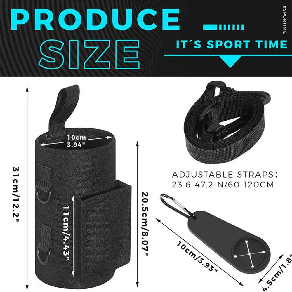 Magnetic Gym Bag | Unisex Crossbody Bag with Bottle, Phone, and Key Holder
