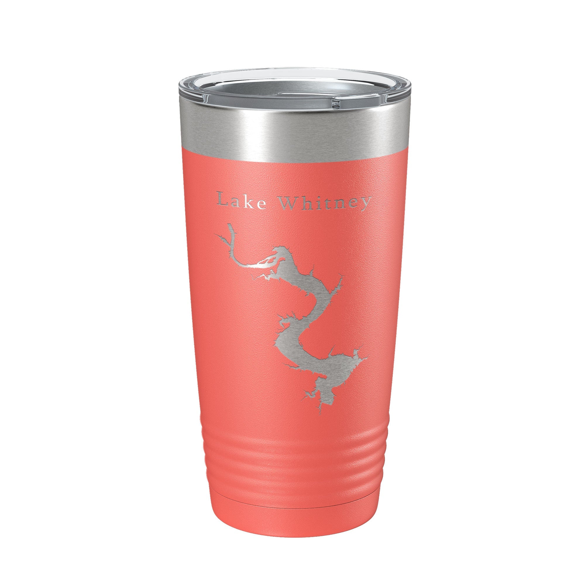 Lake Whitney Map Tumbler Travel Mug Insulated Laser Engraved Coffee Cup Texas 20 oz-20