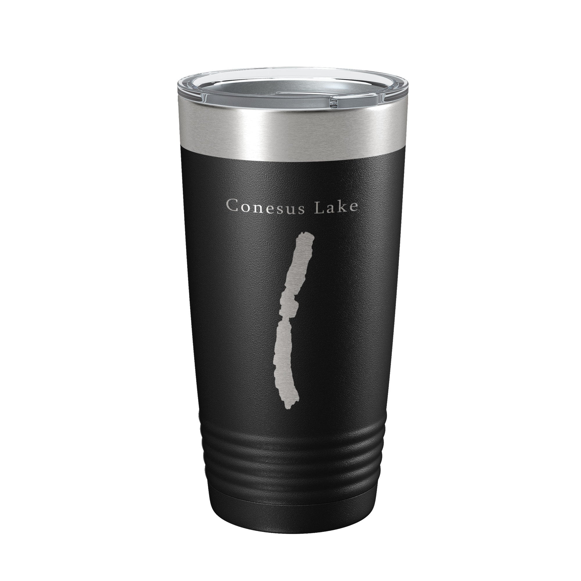 Conesus Lake Map Tumbler Travel Mug Insulated Laser Engraved Coffee Cup New York 20 oz-5