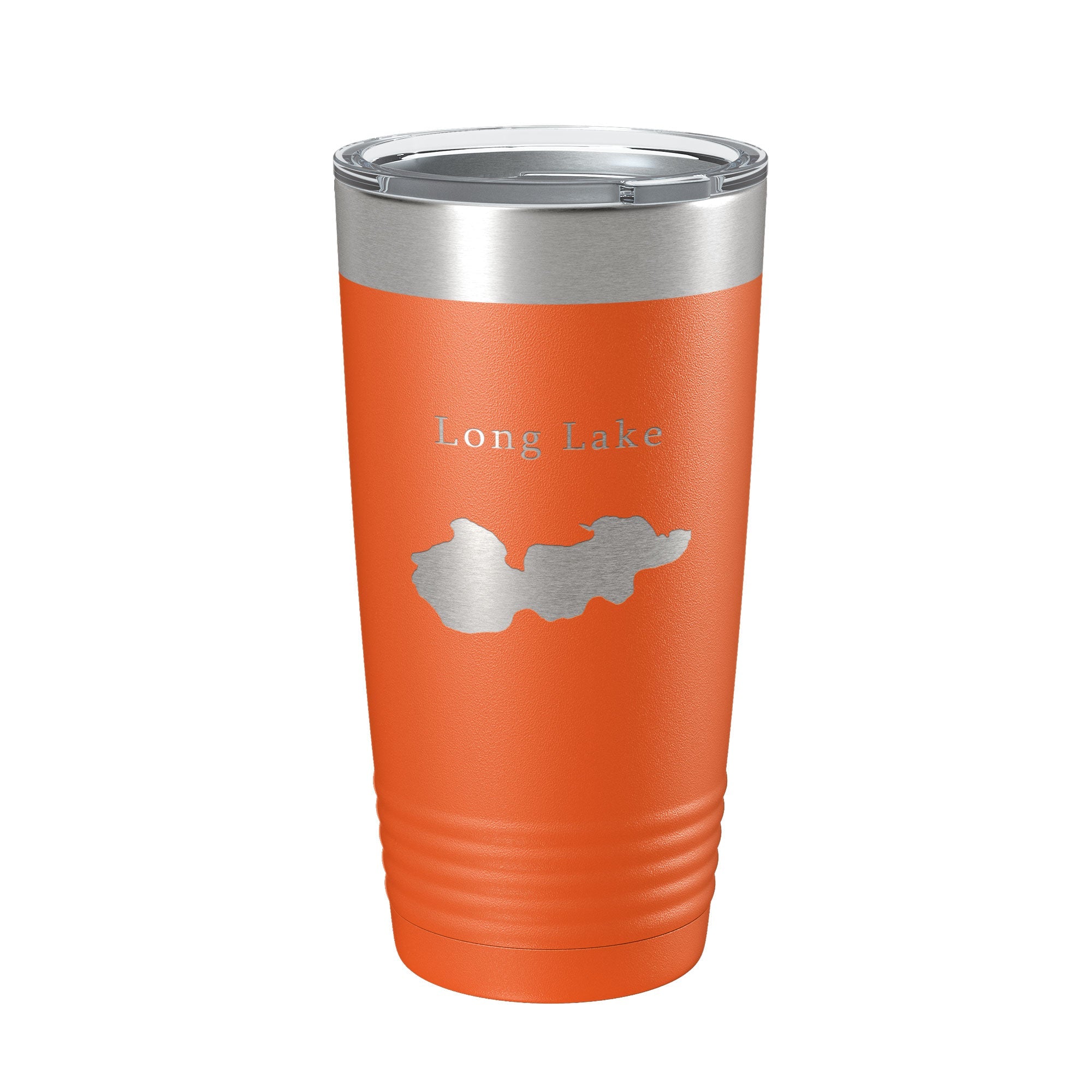Long Lake Map Tumbler Travel Mug Insulated Laser Engraved Coffee Cup Minneapolis Minnesota 20 oz-17