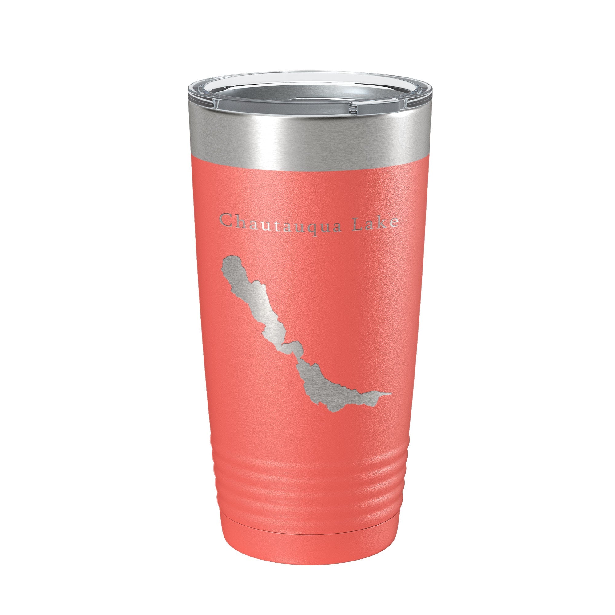 Chautauqua Lake Map Tumbler Travel Mug Insulated Laser Engraved Coffee Cup New York 20 oz-20