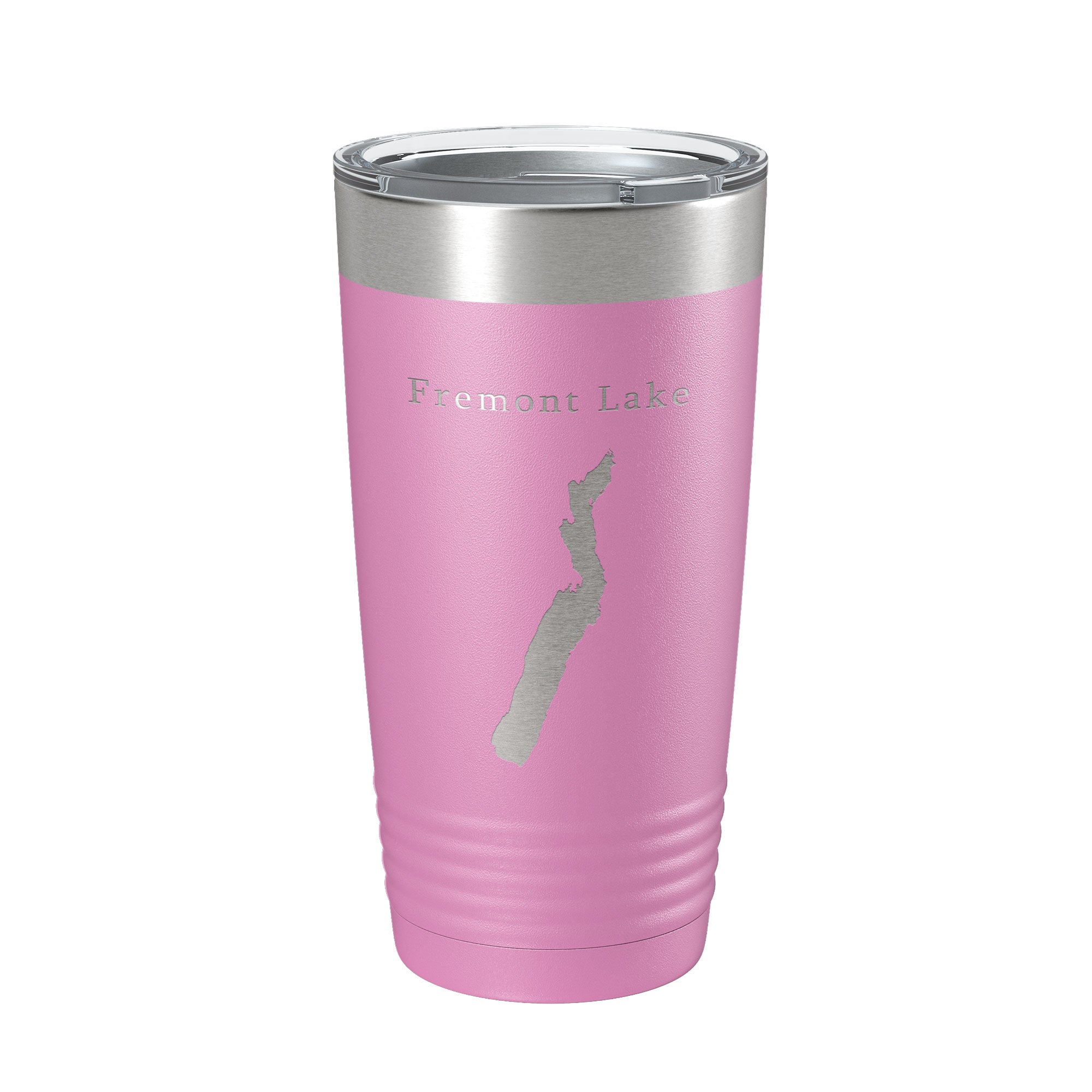 Fremont Lake Map Tumbler Travel Mug Insulated Laser Engraved Coffee Cup Wyoming 20 oz-14