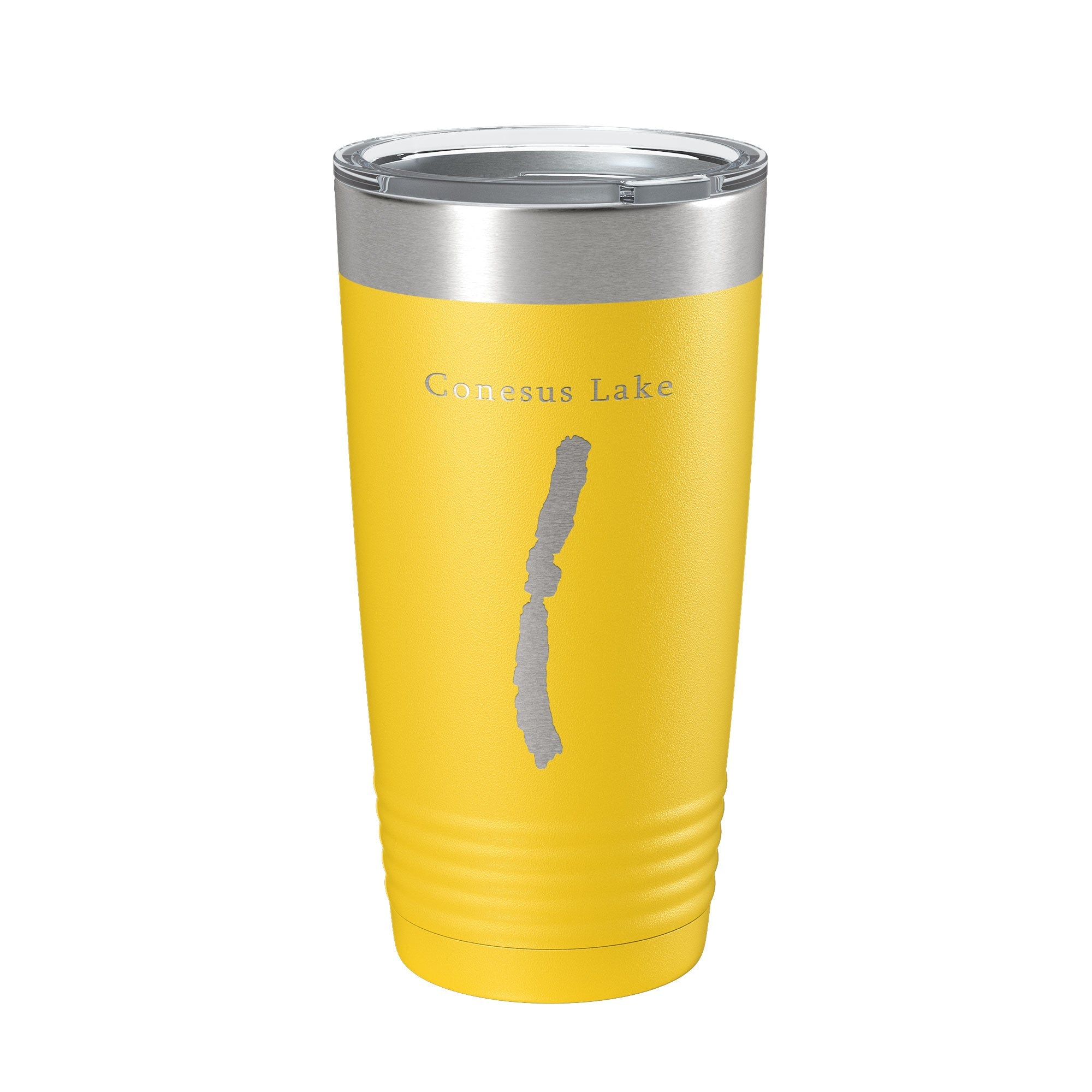 Conesus Lake Map Tumbler Travel Mug Insulated Laser Engraved Coffee Cup New York 20 oz-4
