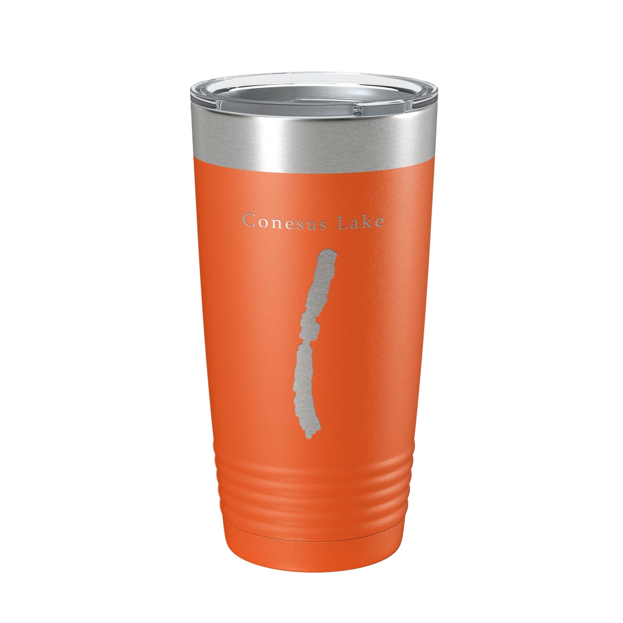 Conesus Lake Map Tumbler Travel Mug Insulated Laser Engraved Coffee Cup New York 20 oz-17