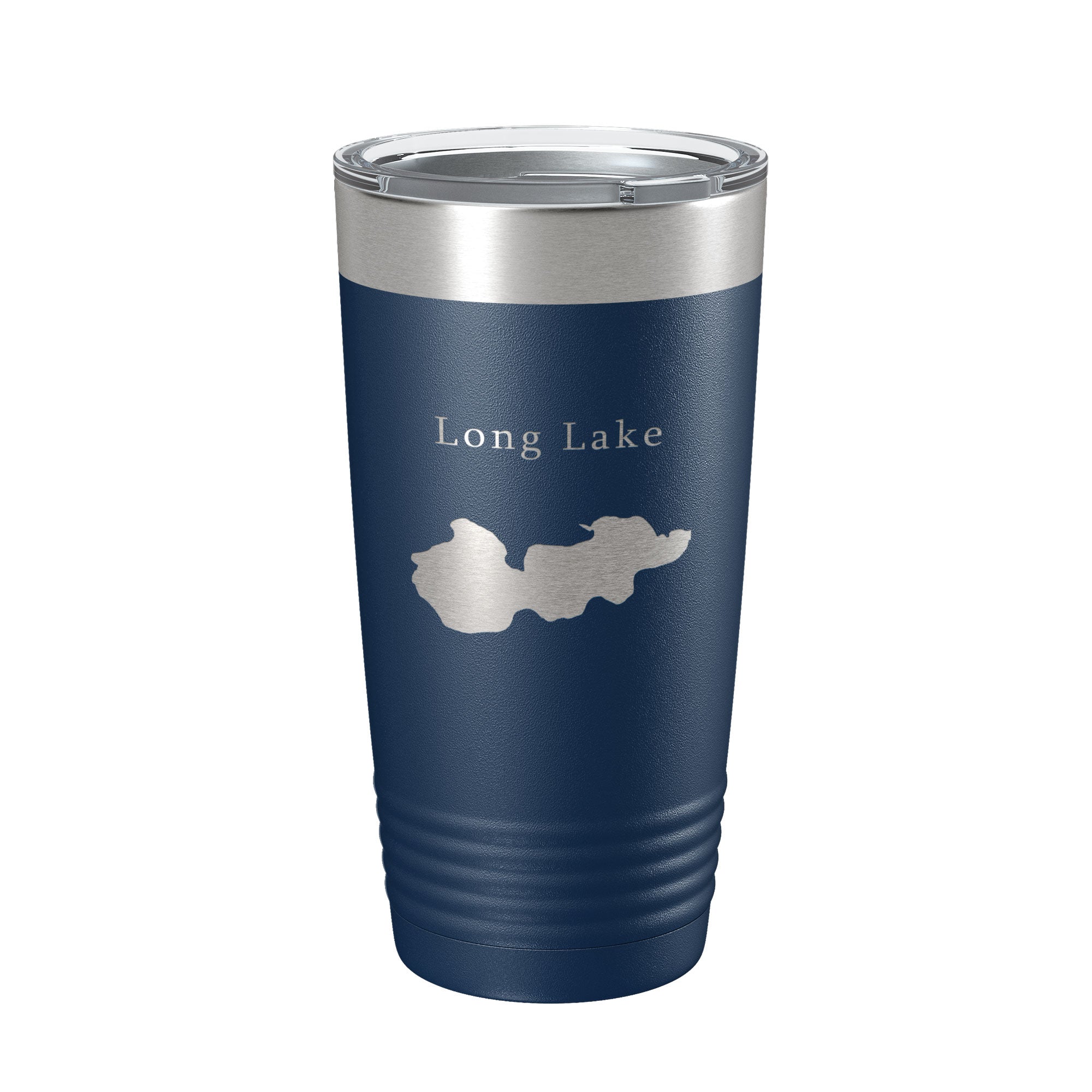 Long Lake Map Tumbler Travel Mug Insulated Laser Engraved Coffee Cup Minneapolis Minnesota 20 oz-8