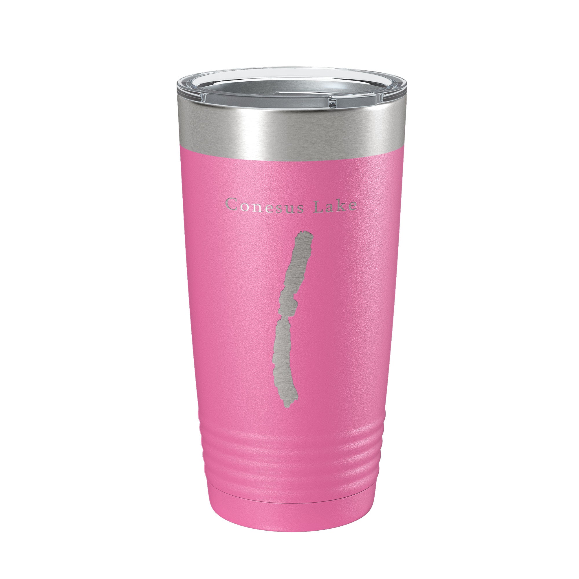 Conesus Lake Map Tumbler Travel Mug Insulated Laser Engraved Coffee Cup New York 20 oz-11