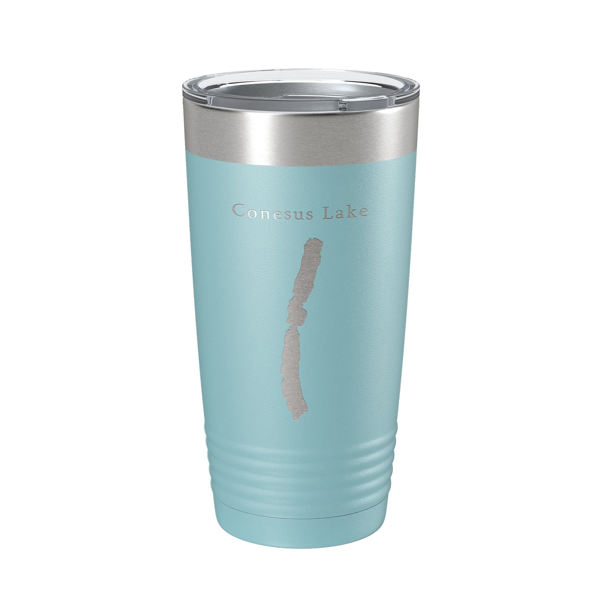 Conesus Lake Map Tumbler Travel Mug Insulated Laser Engraved Coffee Cup New York 20 oz-13