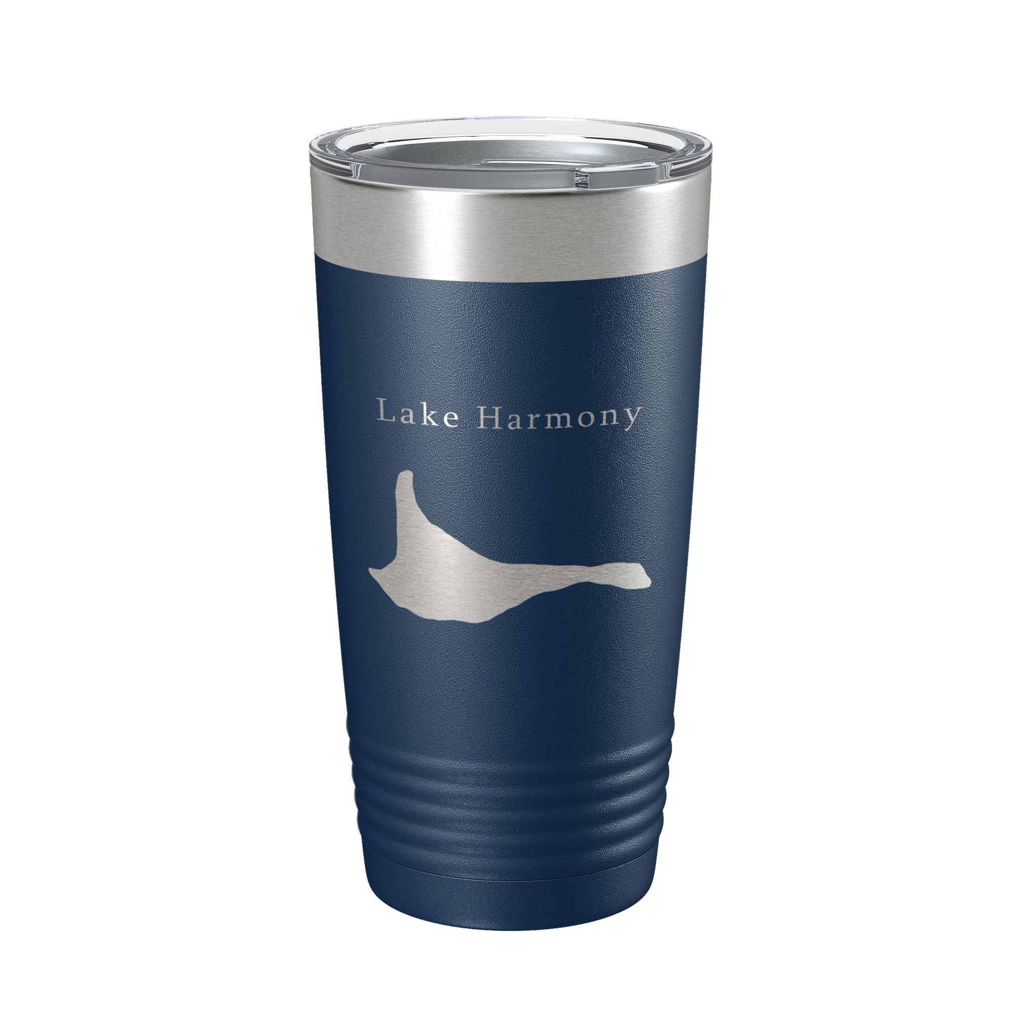 Lake Harmony Map Tumbler Travel Mug Insulated Laser Engraved Coffee Cup Pennsylvania 20 oz-8