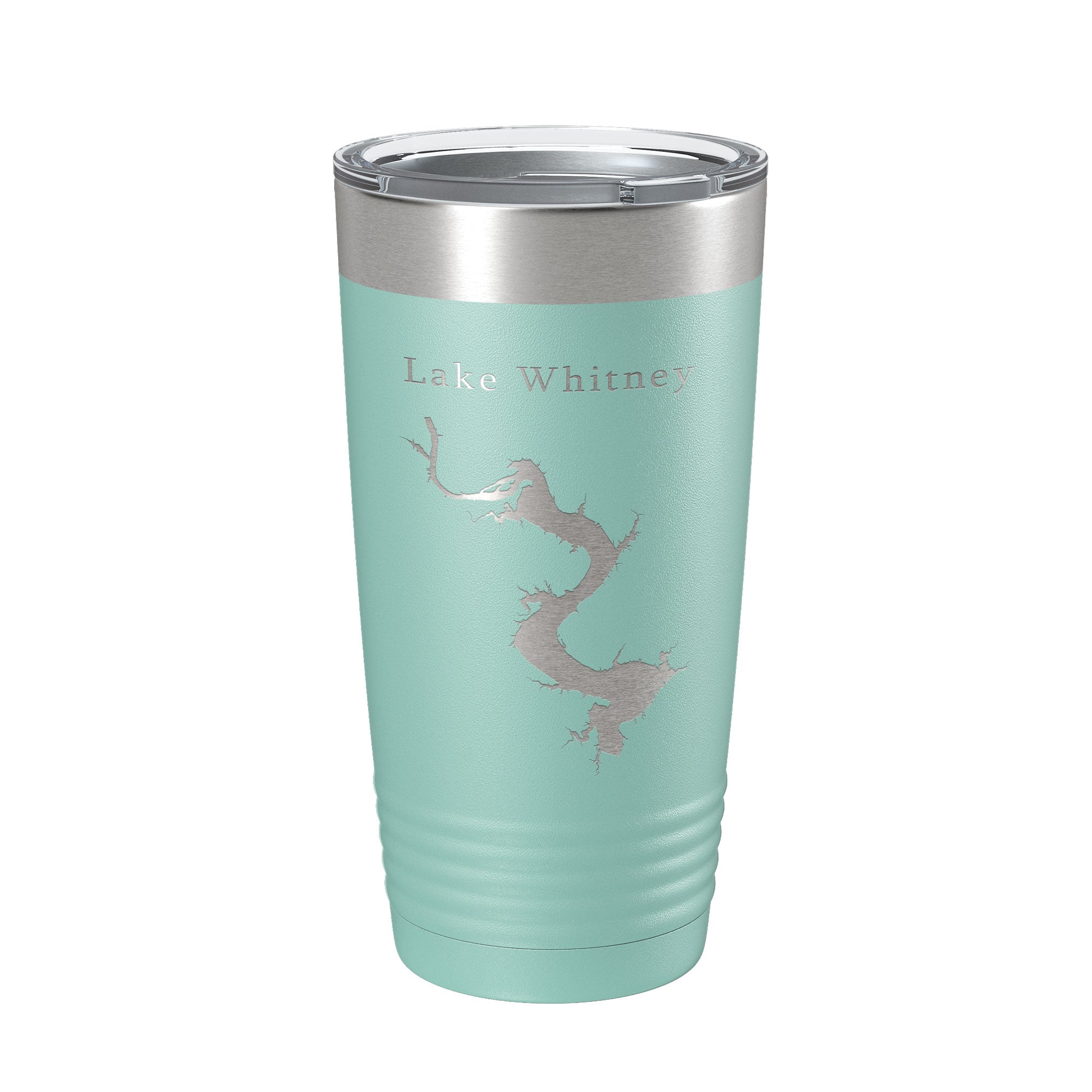 Lake Whitney Map Tumbler Travel Mug Insulated Laser Engraved Coffee Cup Texas 20 oz-12