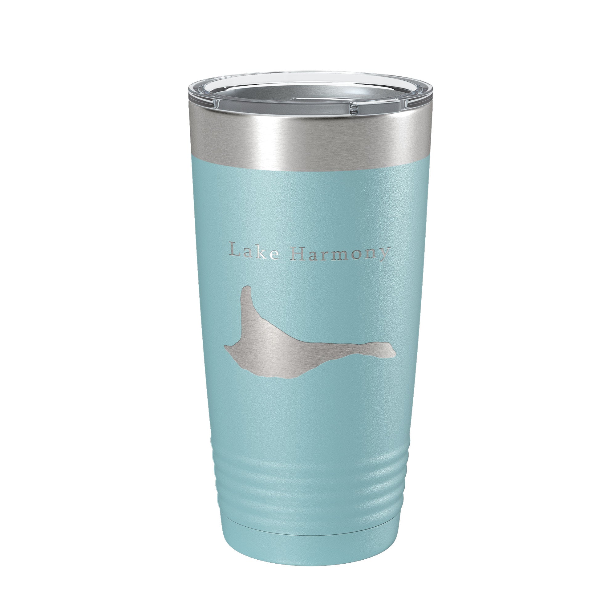 Lake Harmony Map Tumbler Travel Mug Insulated Laser Engraved Coffee Cup Pennsylvania 20 oz-13