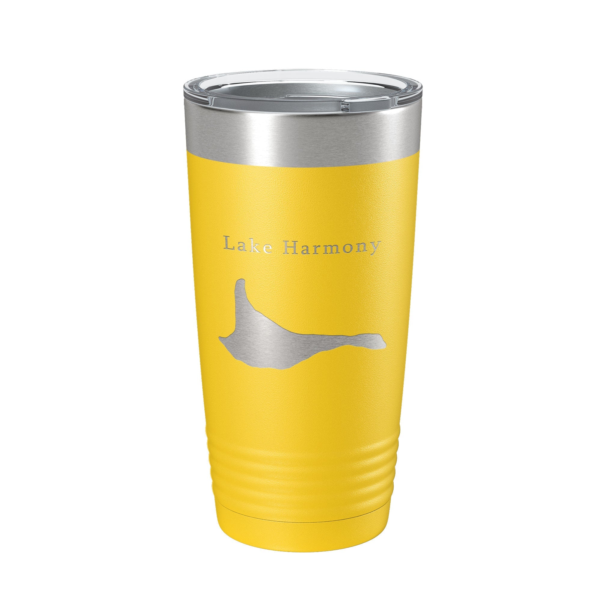 Lake Harmony Map Tumbler Travel Mug Insulated Laser Engraved Coffee Cup Pennsylvania 20 oz-19