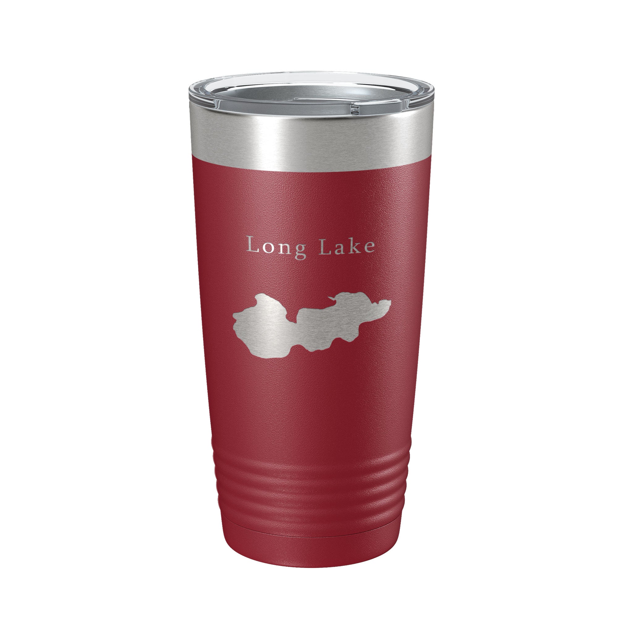 Long Lake Map Tumbler Travel Mug Insulated Laser Engraved Coffee Cup Minneapolis Minnesota 20 oz-18