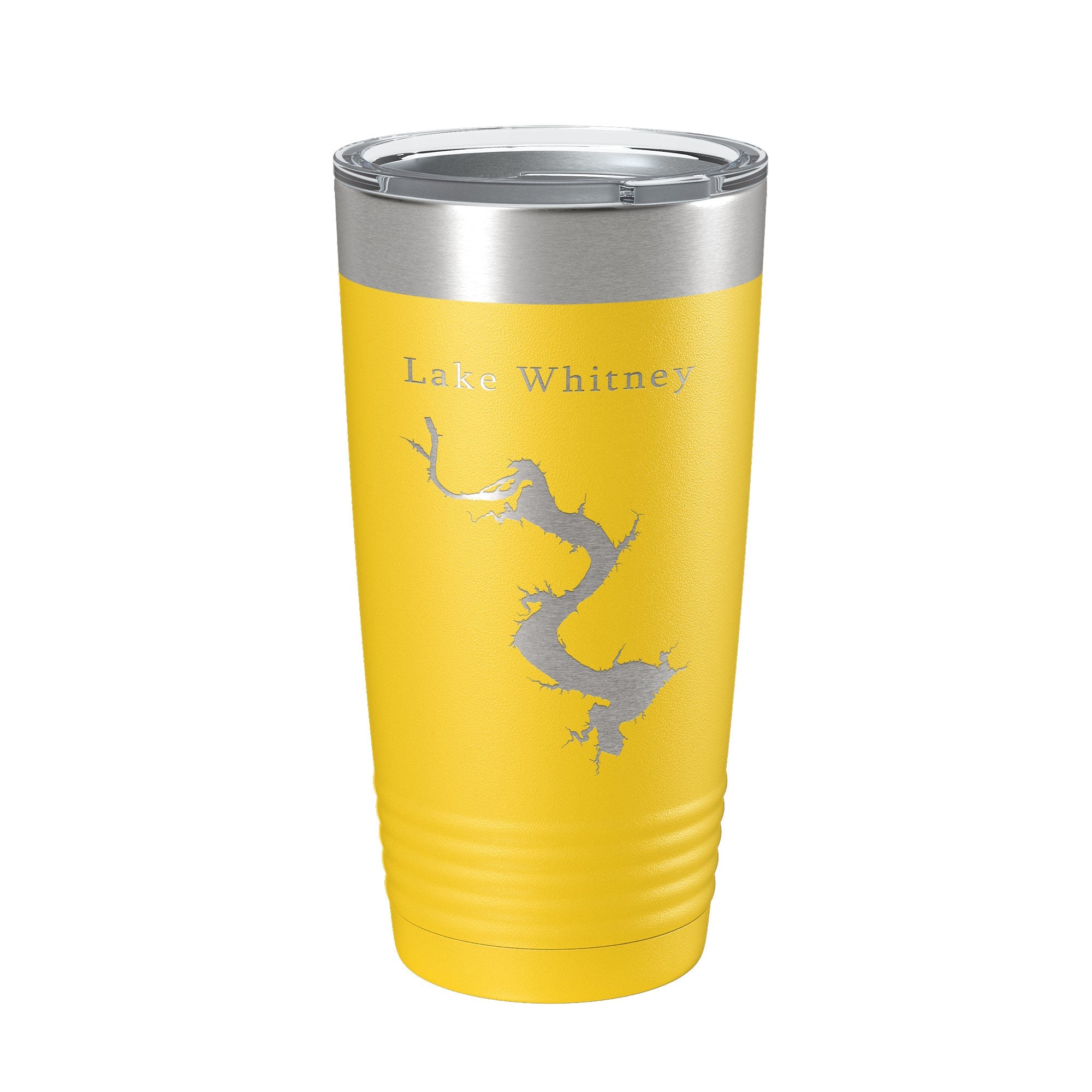 Lake Whitney Map Tumbler Travel Mug Insulated Laser Engraved Coffee Cup Texas 20 oz-19