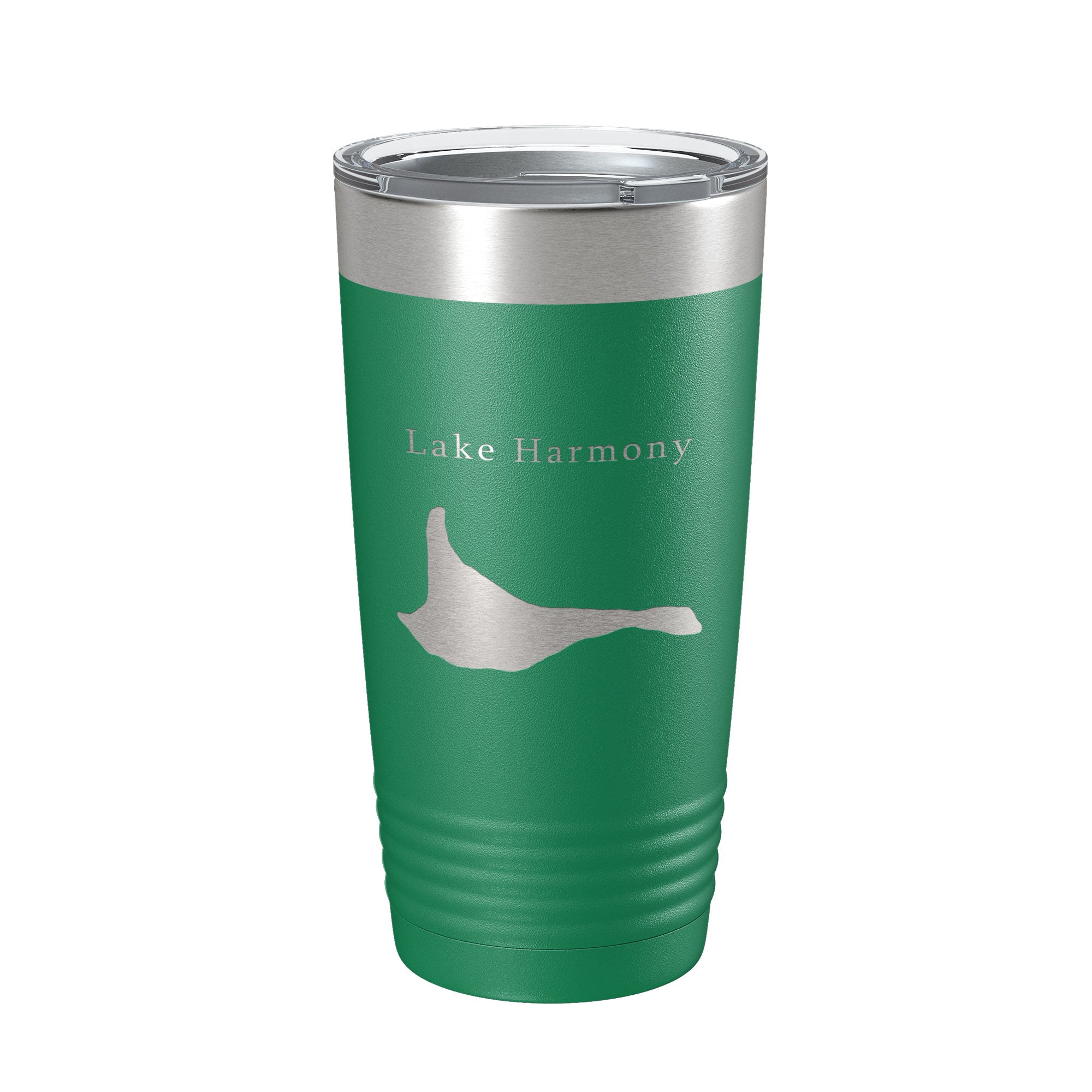 Lake Harmony Map Tumbler Travel Mug Insulated Laser Engraved Coffee Cup Pennsylvania 20 oz-9
