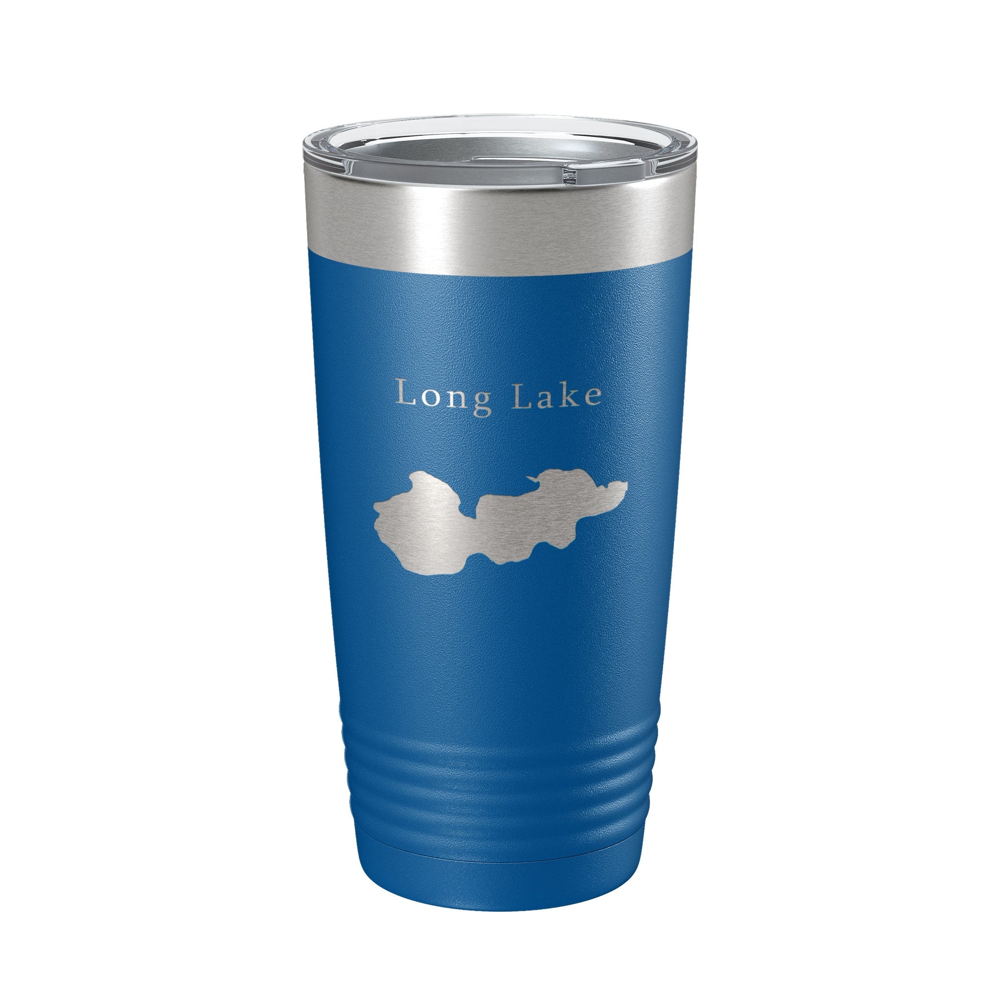 Long Lake Map Tumbler Travel Mug Insulated Laser Engraved Coffee Cup Minneapolis Minnesota 20 oz-6