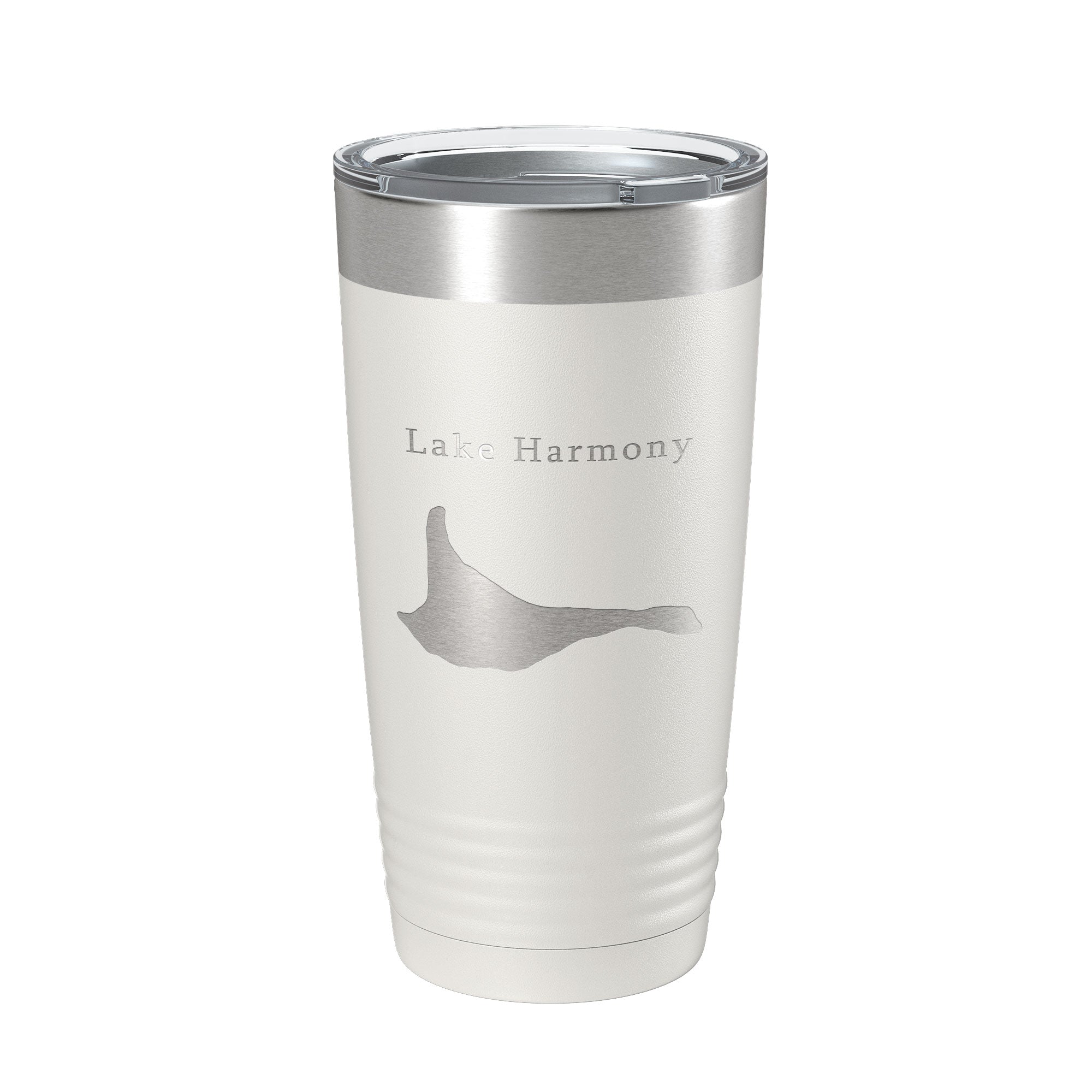 Lake Harmony Map Tumbler Travel Mug Insulated Laser Engraved Coffee Cup Pennsylvania 20 oz-7