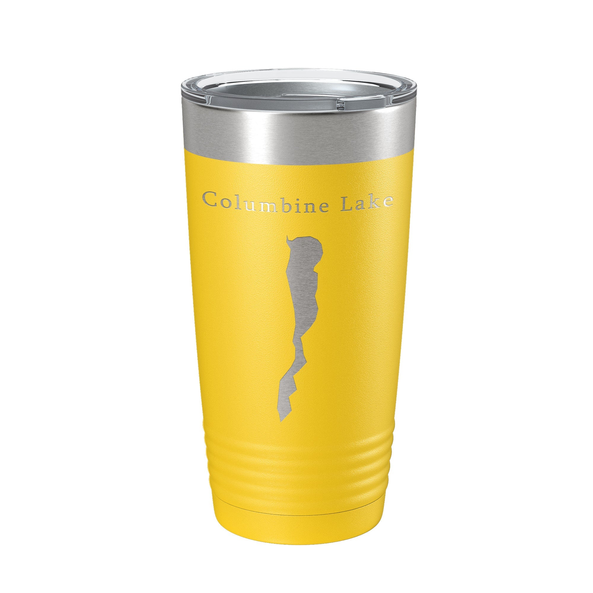 Columbine Lake Purgatory Map Tumbler Travel Mug Insulated Laser Engraved Coffee Cup Colorado 20 oz-19
