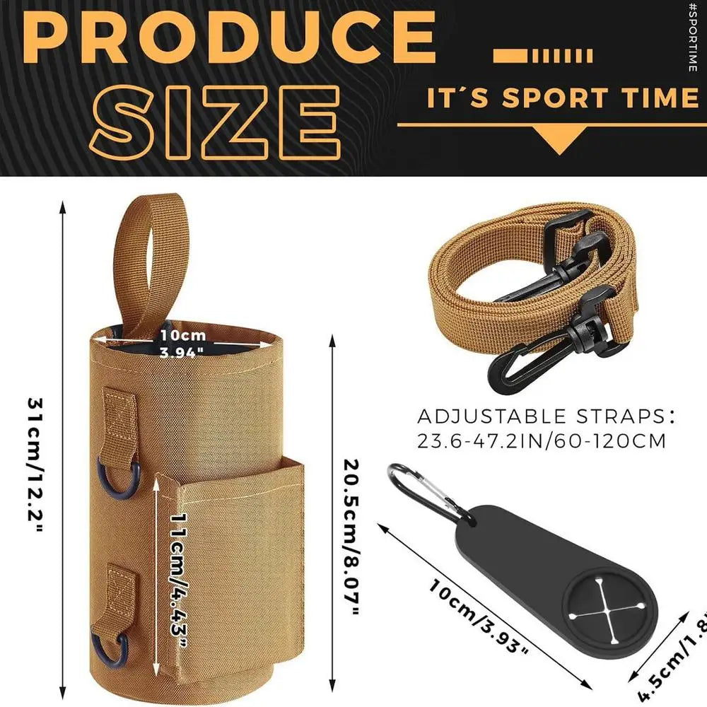Magnetic Gym Bag | Unisex Crossbody Bag with Bottle, Phone, and Key Holder