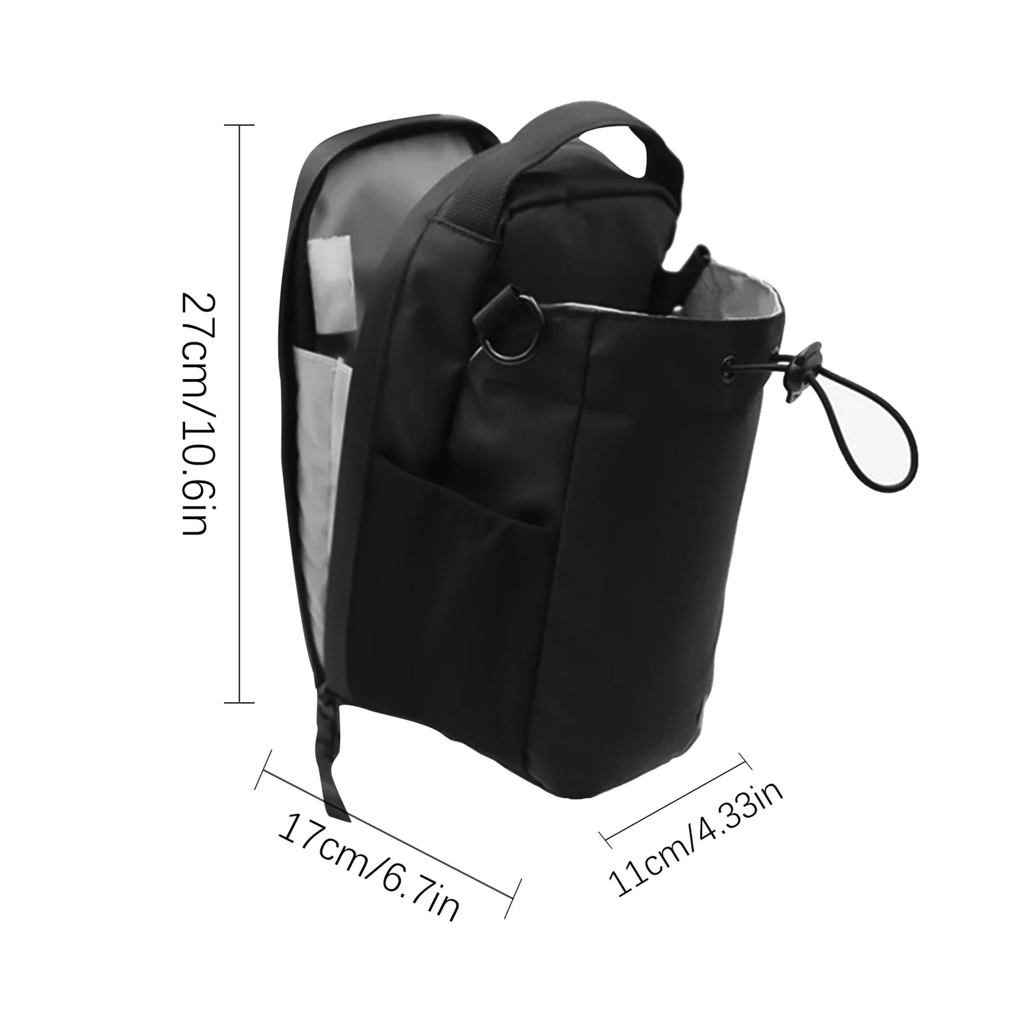 Magnetic Gym Sling Bag | Bottle and Phone Organizer, Ideal for Workouts