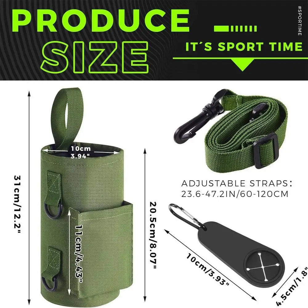 Magnetic Gym Bag | Unisex Crossbody Bag with Bottle, Phone, and Key Holder