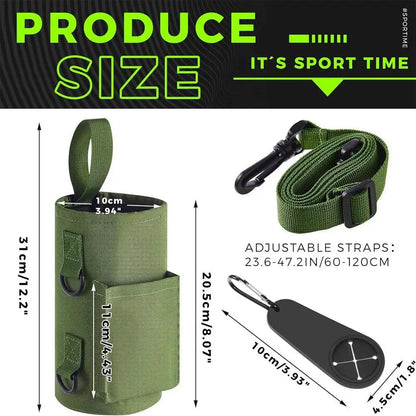 Magnetic Gym Bag | Unisex Crossbody Bag with Bottle, Phone, and Key Holder
