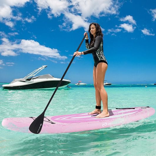Inflatable Stand up Paddle Board iSUP Board Accessories with 3 Fins and Backpack-S-0