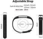 Id115Plus HR Very Fit Pro Bands Replacement Strap for Veryfitpro, Letscom, Lintelek Fitness Trackers - Purple and Black