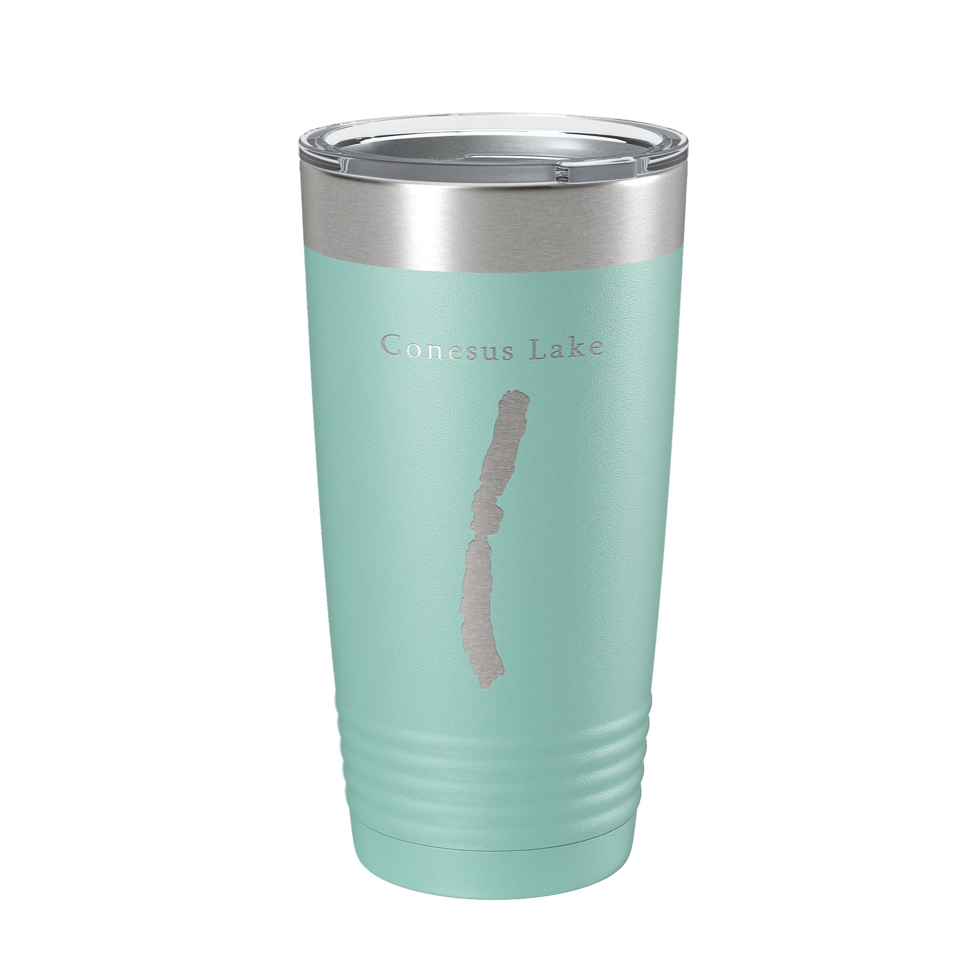 Conesus Lake Map Tumbler Travel Mug Insulated Laser Engraved Coffee Cup New York 20 oz-12