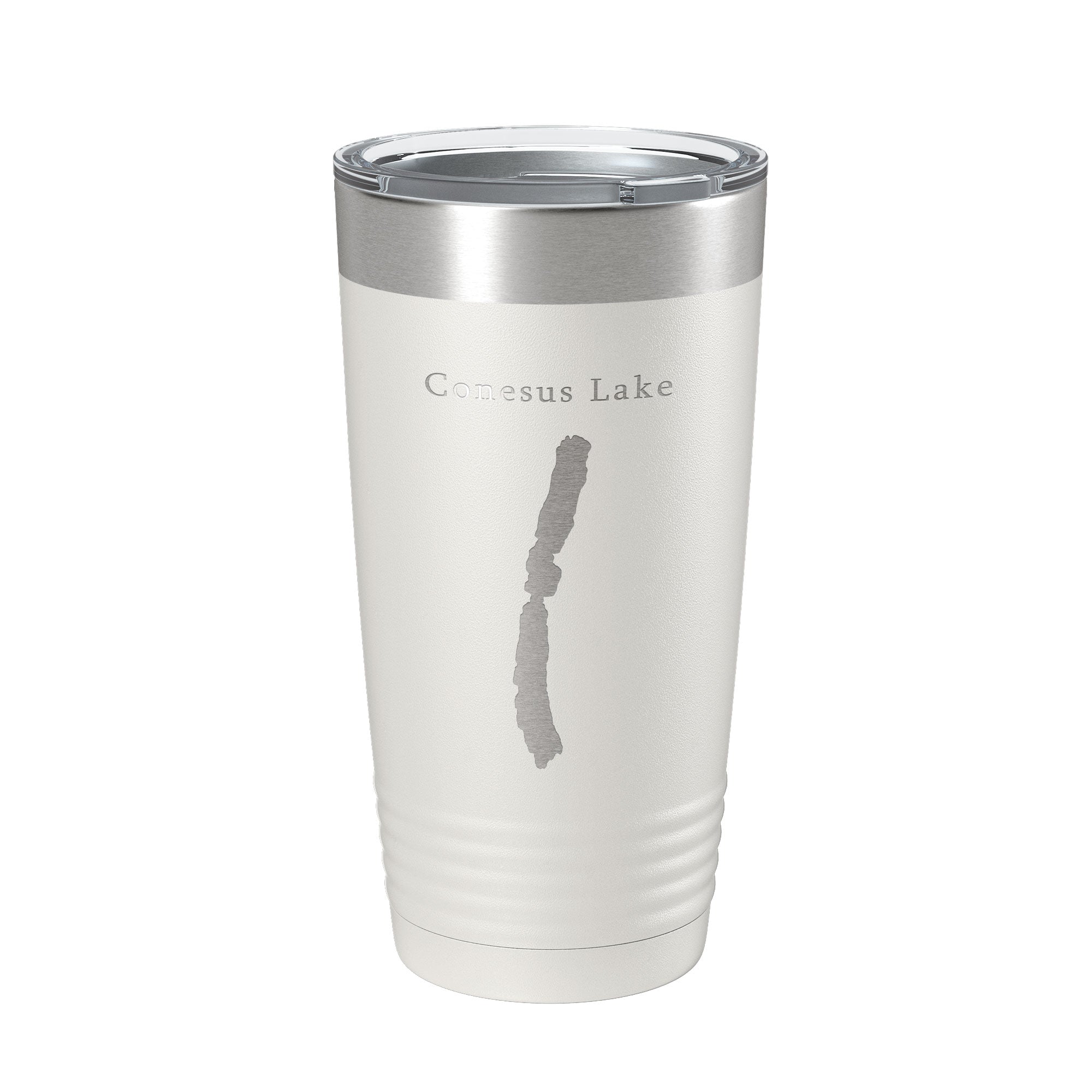 Conesus Lake Map Tumbler Travel Mug Insulated Laser Engraved Coffee Cup New York 20 oz-7