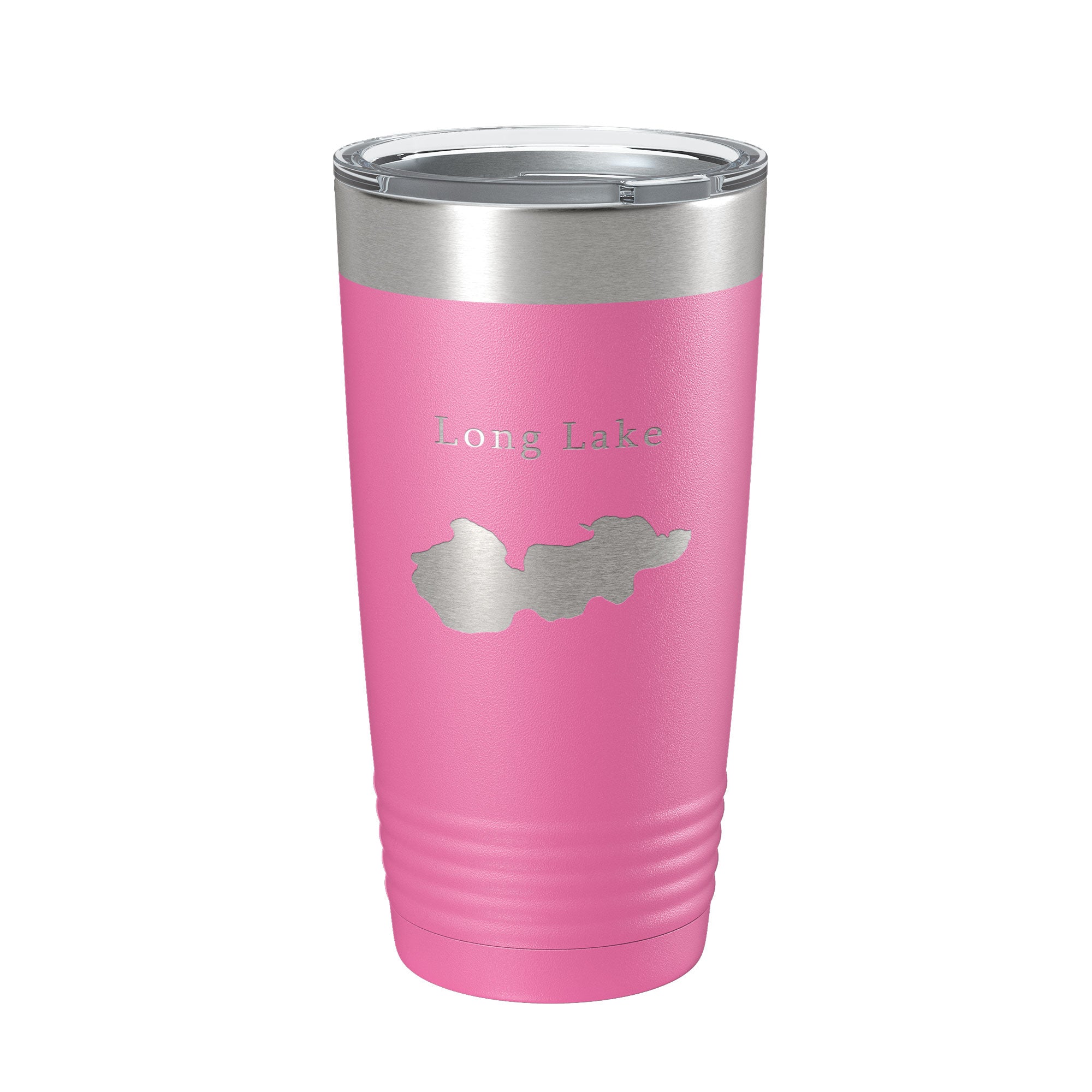 Long Lake Map Tumbler Travel Mug Insulated Laser Engraved Coffee Cup Minneapolis Minnesota 20 oz-11
