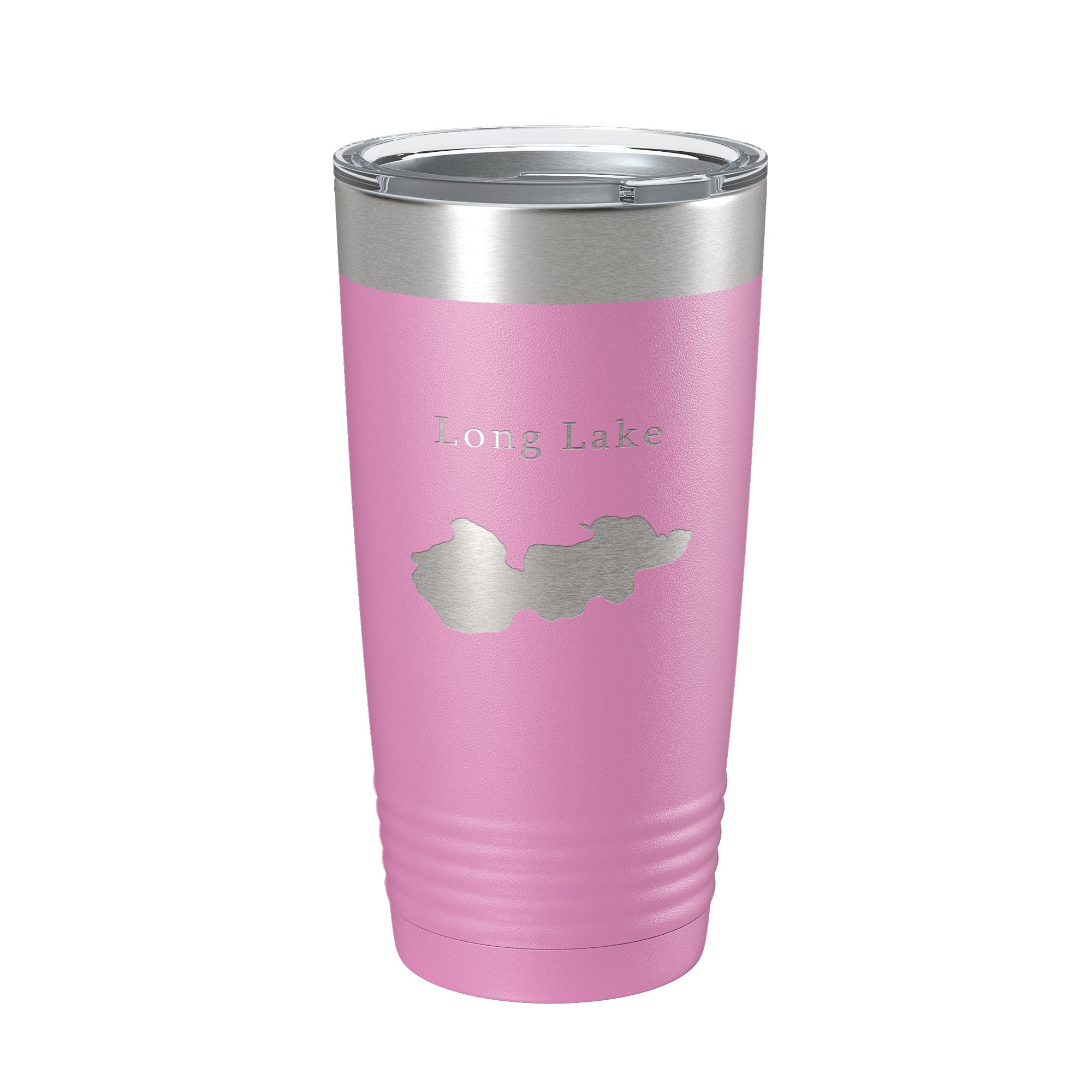 Long Lake Map Tumbler Travel Mug Insulated Laser Engraved Coffee Cup Minneapolis Minnesota 20 oz-14