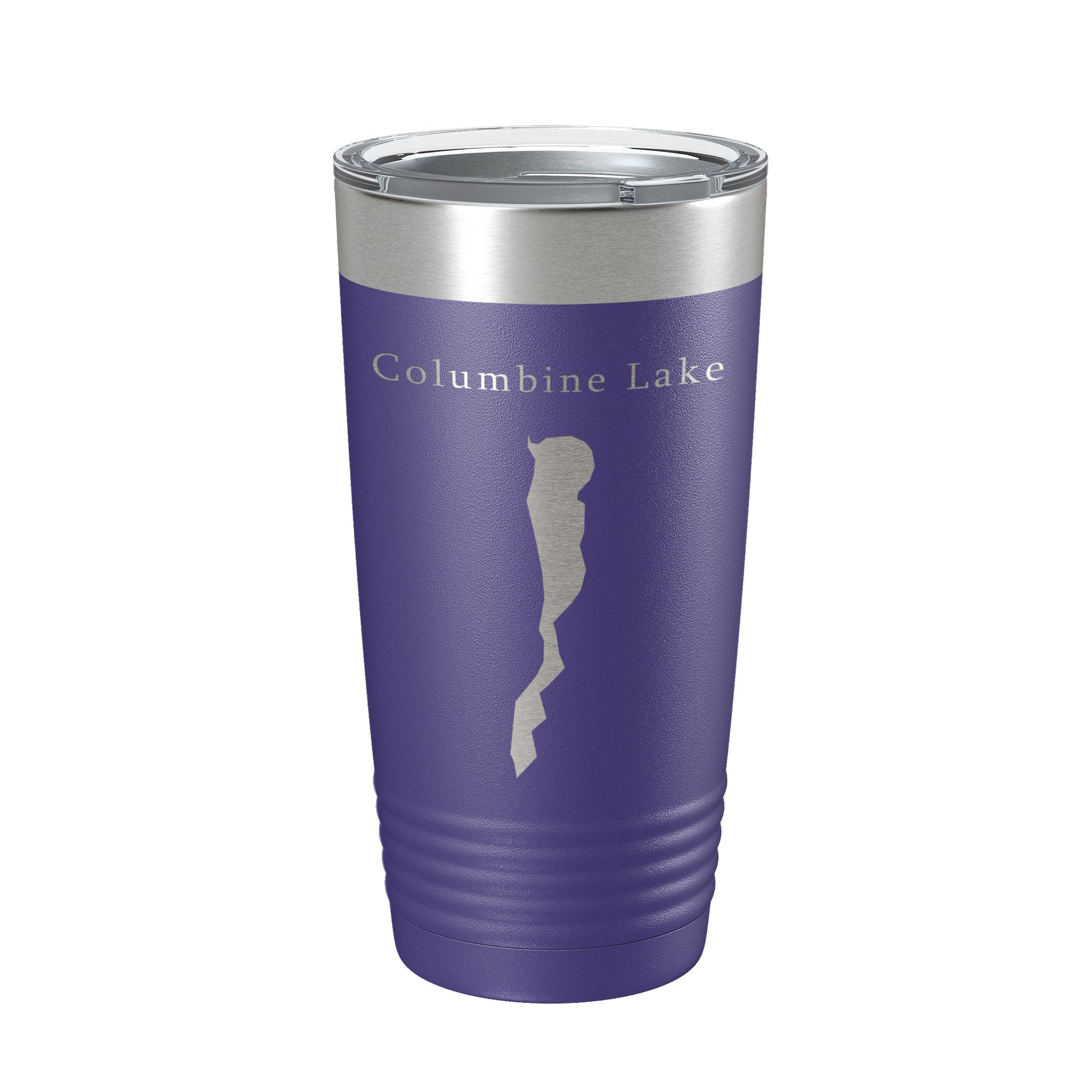 Columbine Lake Purgatory Map Tumbler Travel Mug Insulated Laser Engraved Coffee Cup Colorado 20 oz-15