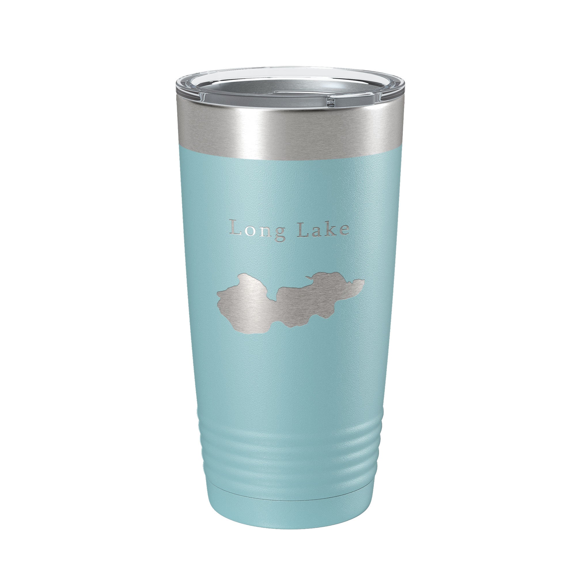 Long Lake Map Tumbler Travel Mug Insulated Laser Engraved Coffee Cup Minneapolis Minnesota 20 oz-13