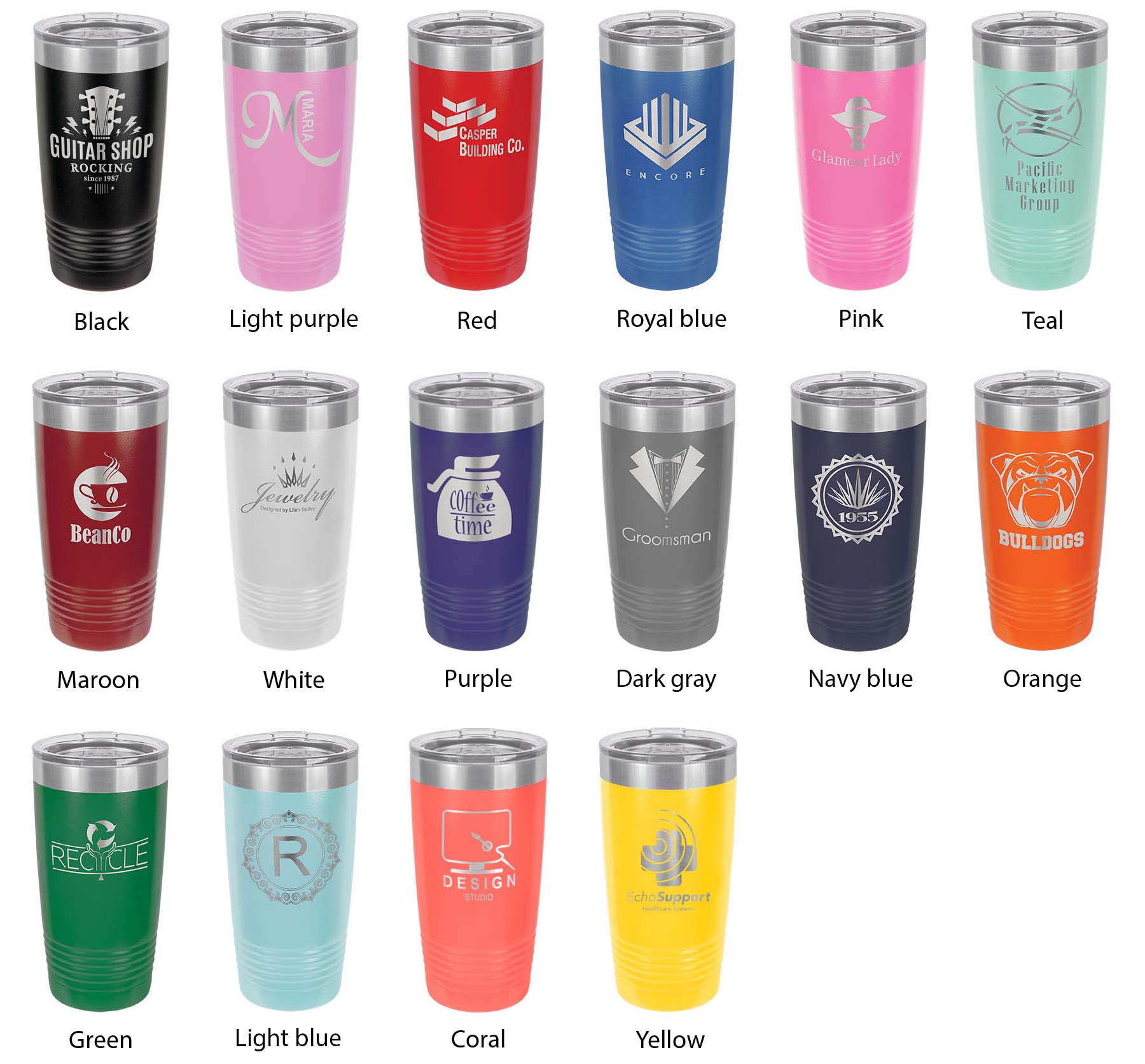 Lake Whitney Map Tumbler Travel Mug Insulated Laser Engraved Coffee Cup Texas 20 oz-3