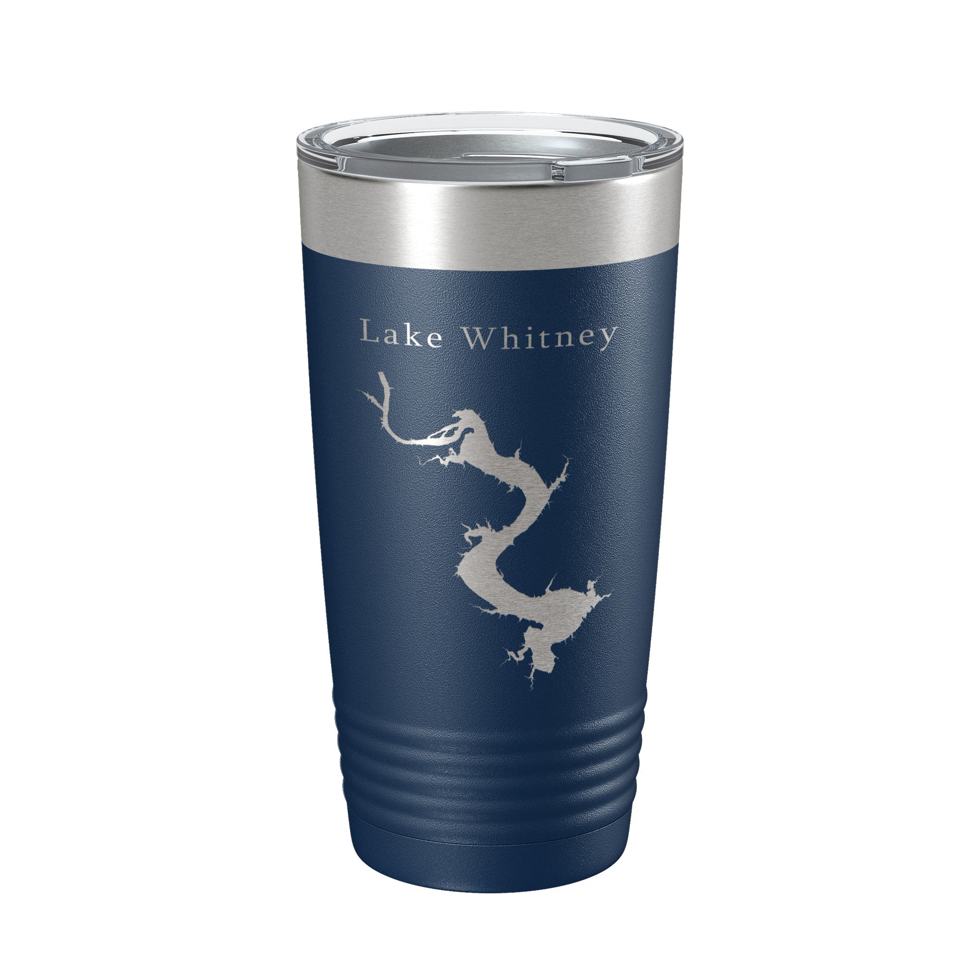 Lake Whitney Map Tumbler Travel Mug Insulated Laser Engraved Coffee Cup Texas 20 oz-8