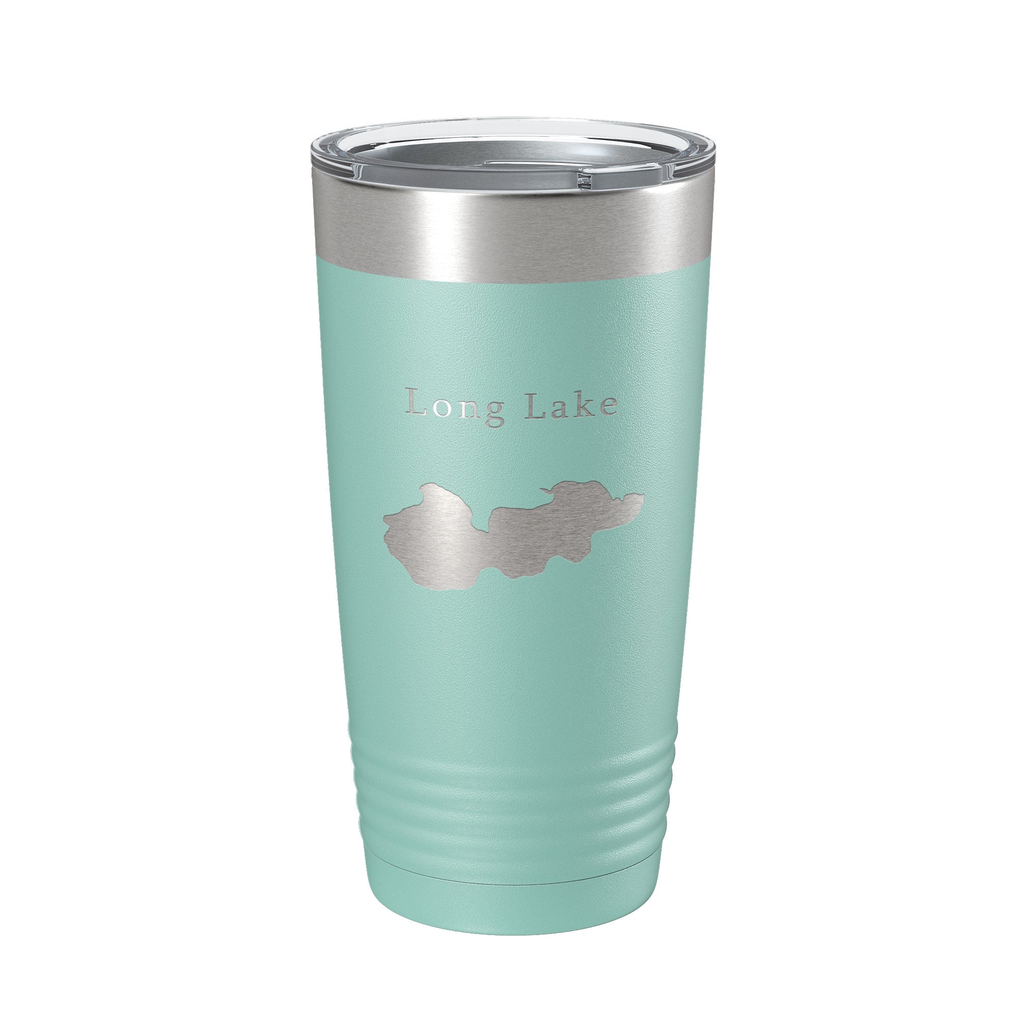 Long Lake Map Tumbler Travel Mug Insulated Laser Engraved Coffee Cup Minneapolis Minnesota 20 oz-12