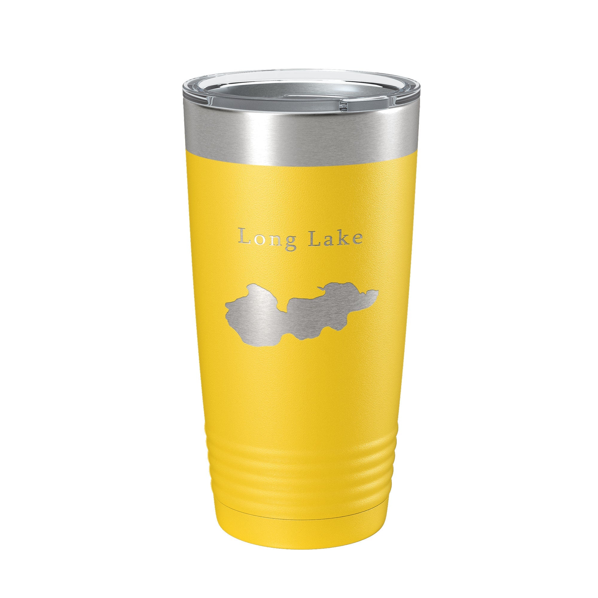 Long Lake Map Tumbler Travel Mug Insulated Laser Engraved Coffee Cup Minneapolis Minnesota 20 oz-19