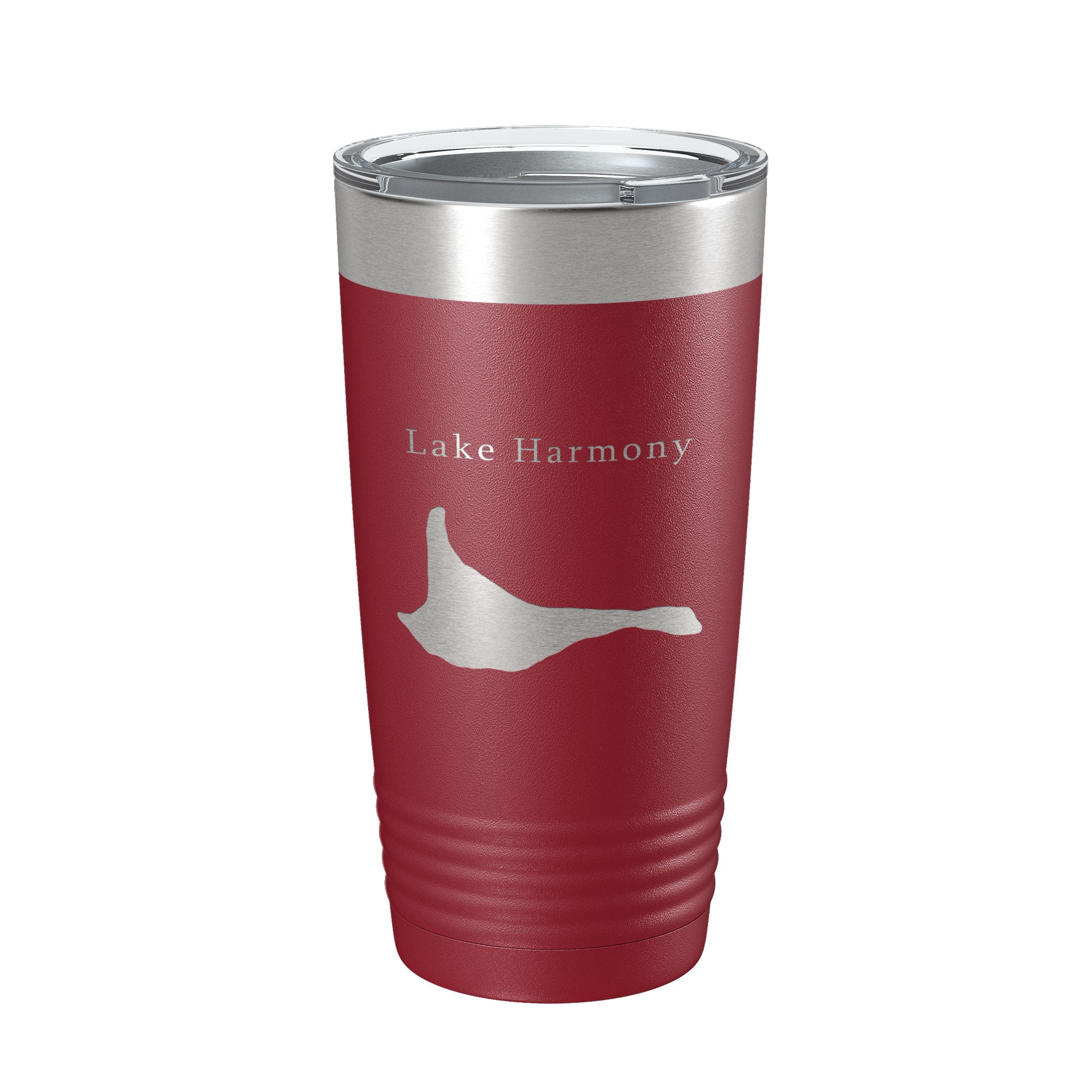 Lake Harmony Map Tumbler Travel Mug Insulated Laser Engraved Coffee Cup Pennsylvania 20 oz-18