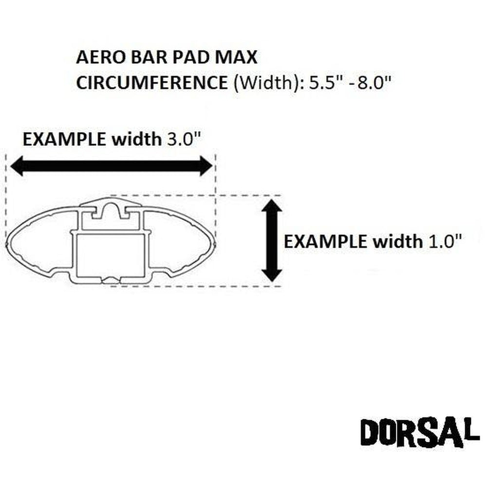 DORSAL Aero Roof Rack Pads with 15 ft Surf Straps - Pack of 4 for Car Surfboard Kayak SUP Long-3