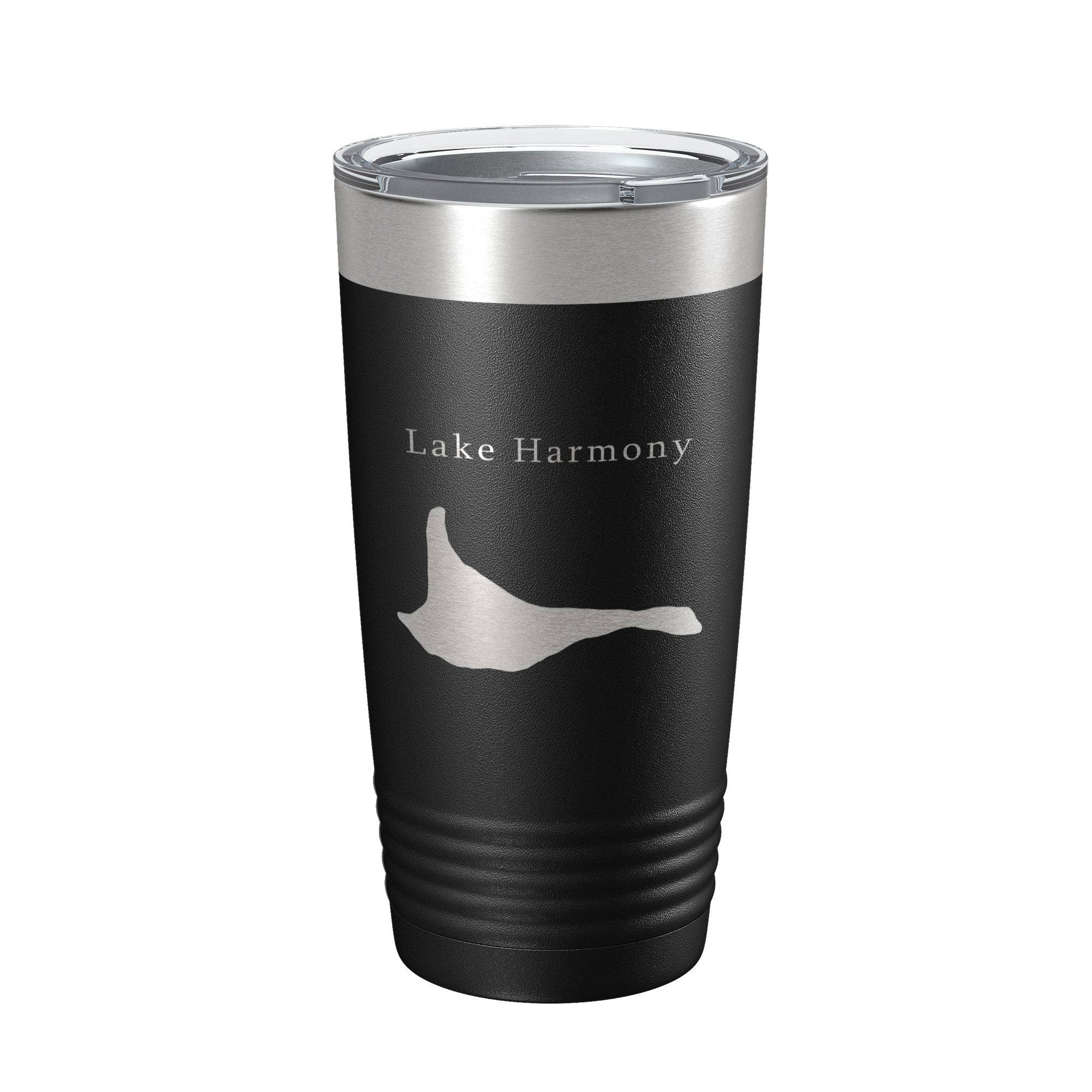 Lake Harmony Map Tumbler Travel Mug Insulated Laser Engraved Coffee Cup Pennsylvania 20 oz-5