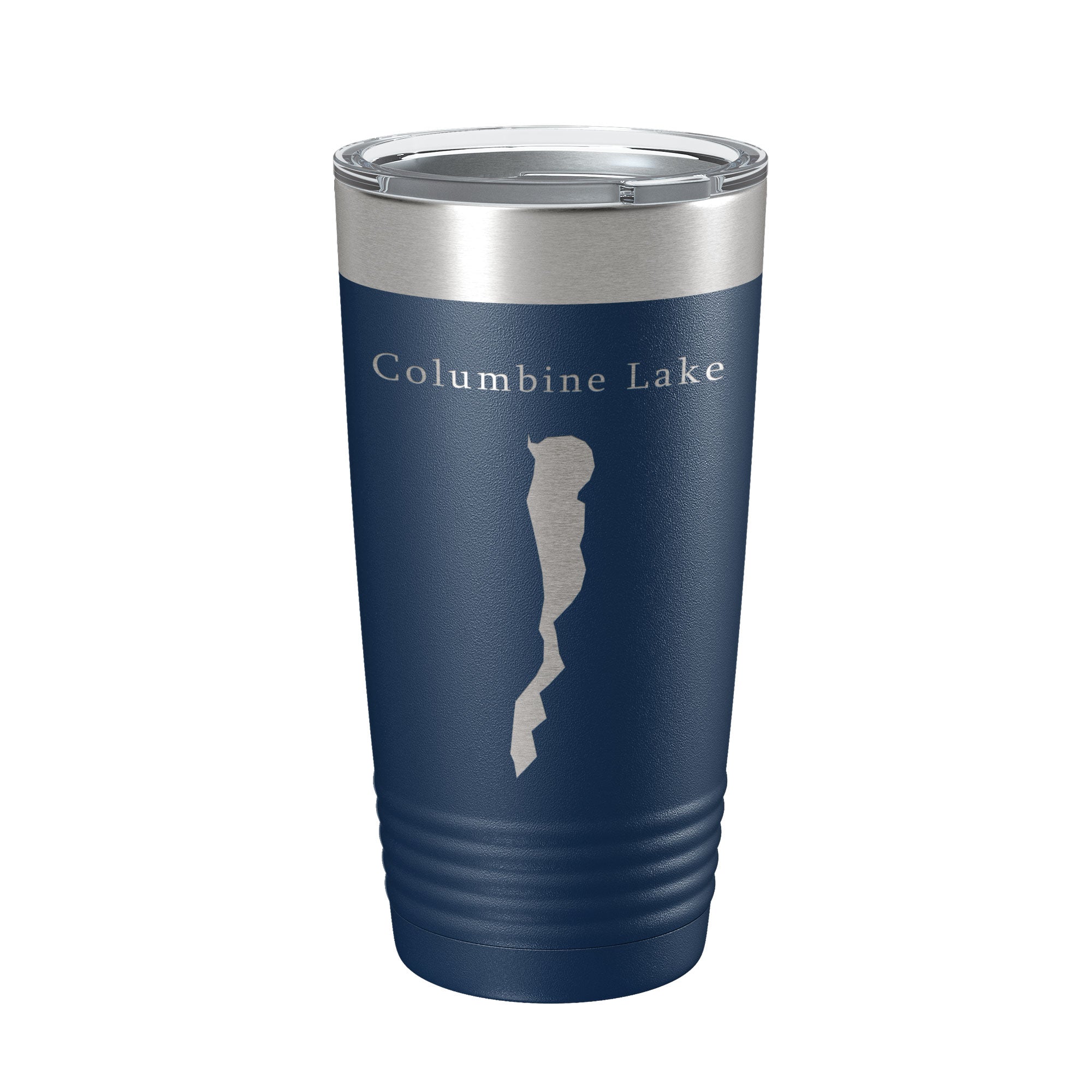 Columbine Lake Purgatory Map Tumbler Travel Mug Insulated Laser Engraved Coffee Cup Colorado 20 oz-8