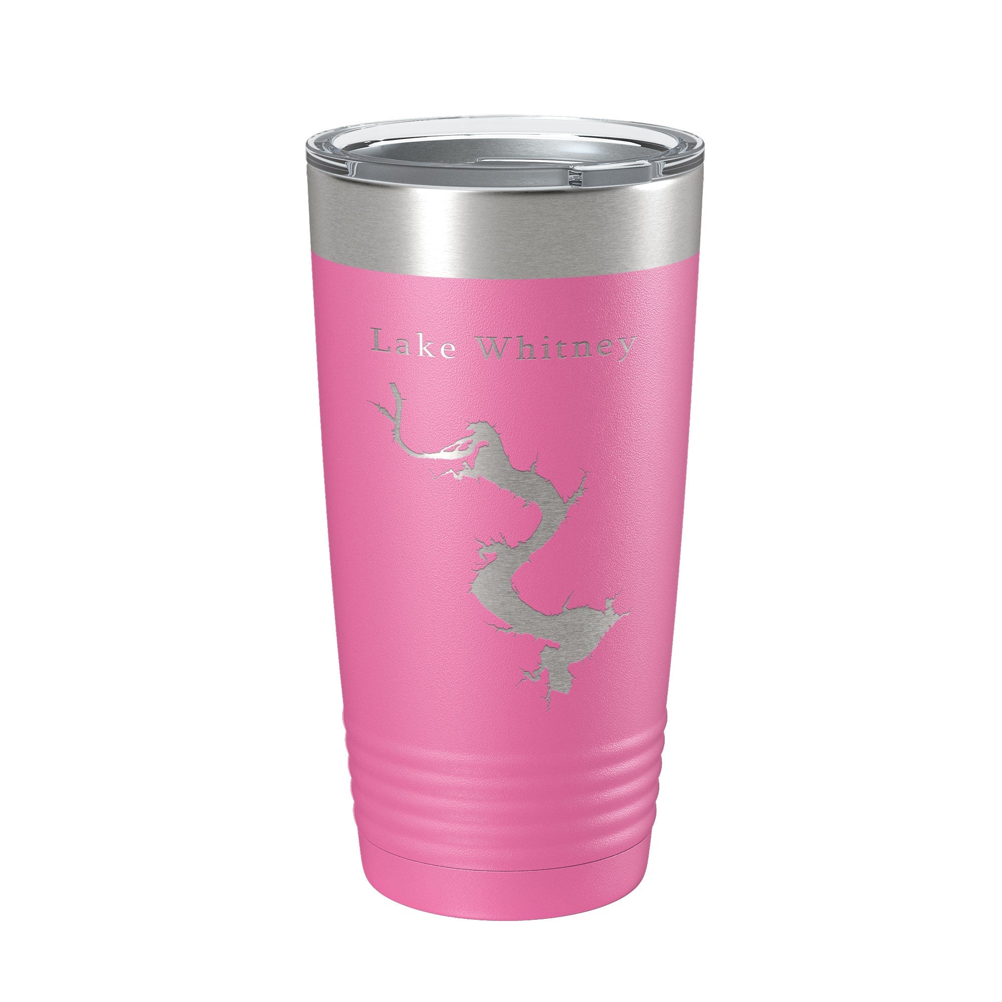 Lake Whitney Map Tumbler Travel Mug Insulated Laser Engraved Coffee Cup Texas 20 oz-11
