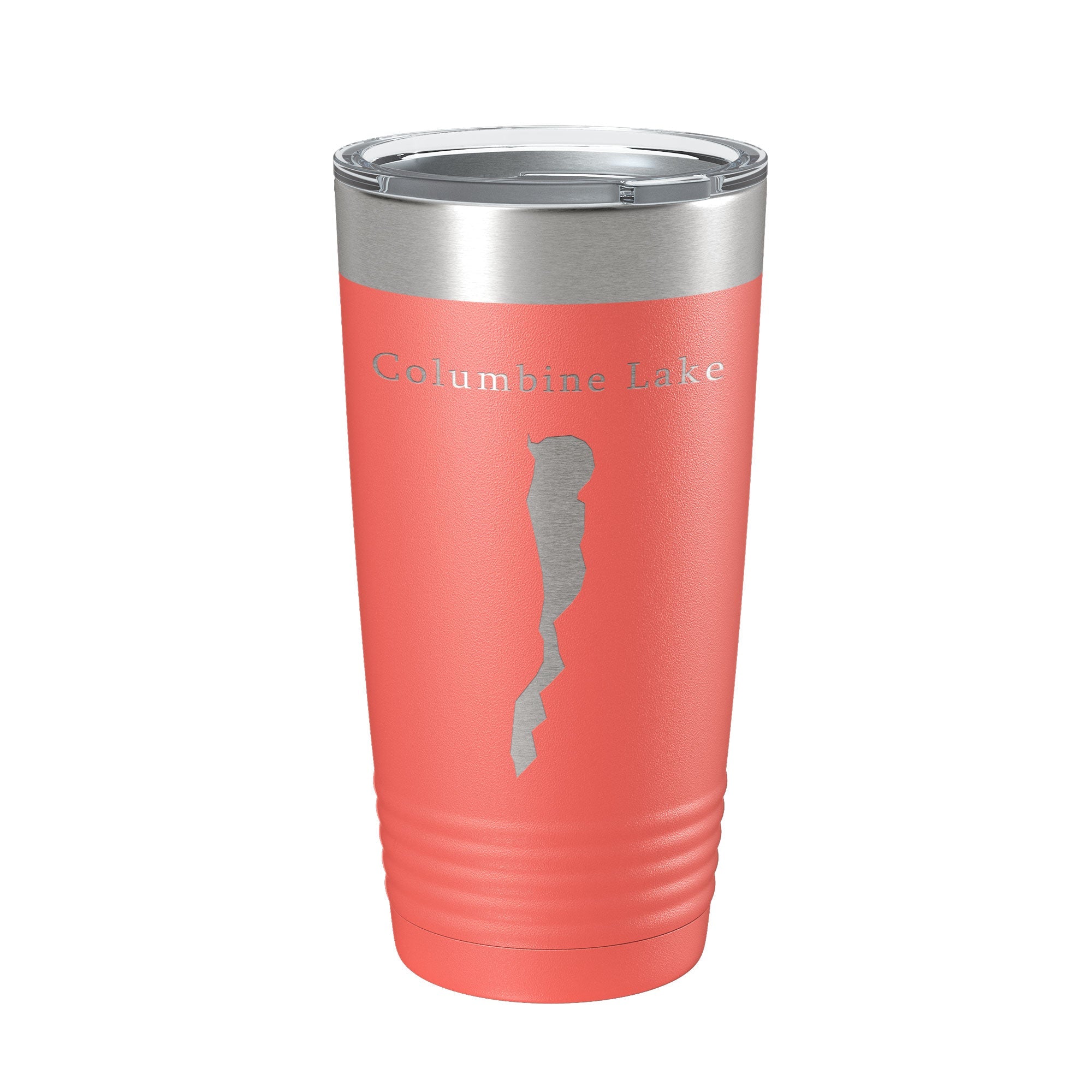 Columbine Lake Purgatory Map Tumbler Travel Mug Insulated Laser Engraved Coffee Cup Colorado 20 oz-20