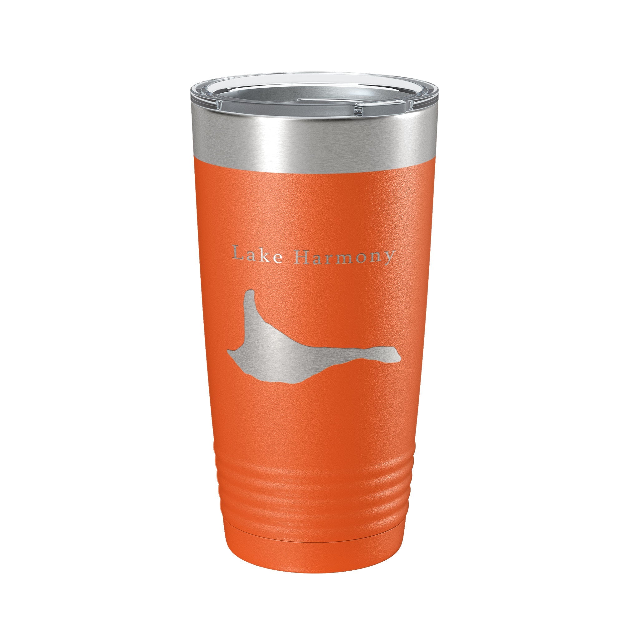 Lake Harmony Map Tumbler Travel Mug Insulated Laser Engraved Coffee Cup Pennsylvania 20 oz-17