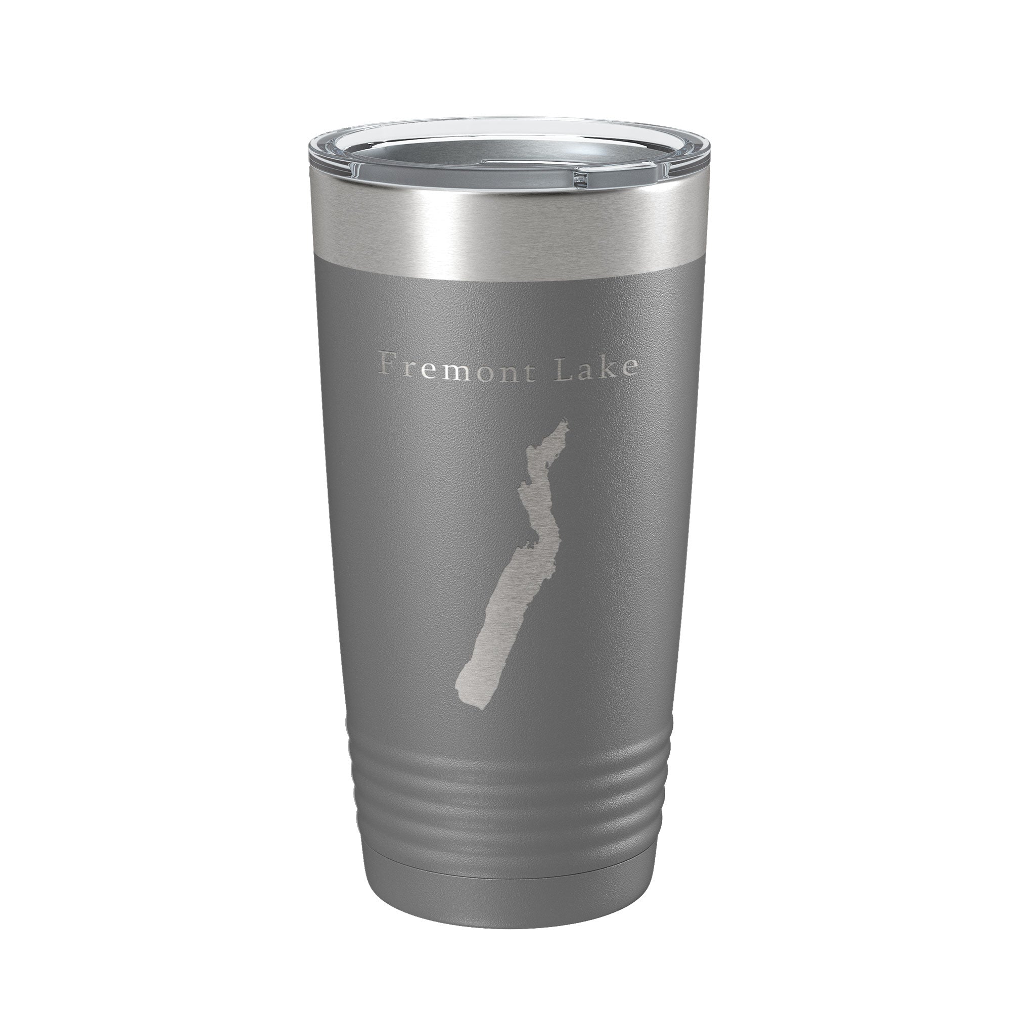 Fremont Lake Map Tumbler Travel Mug Insulated Laser Engraved Coffee Cup Wyoming 20 oz-16