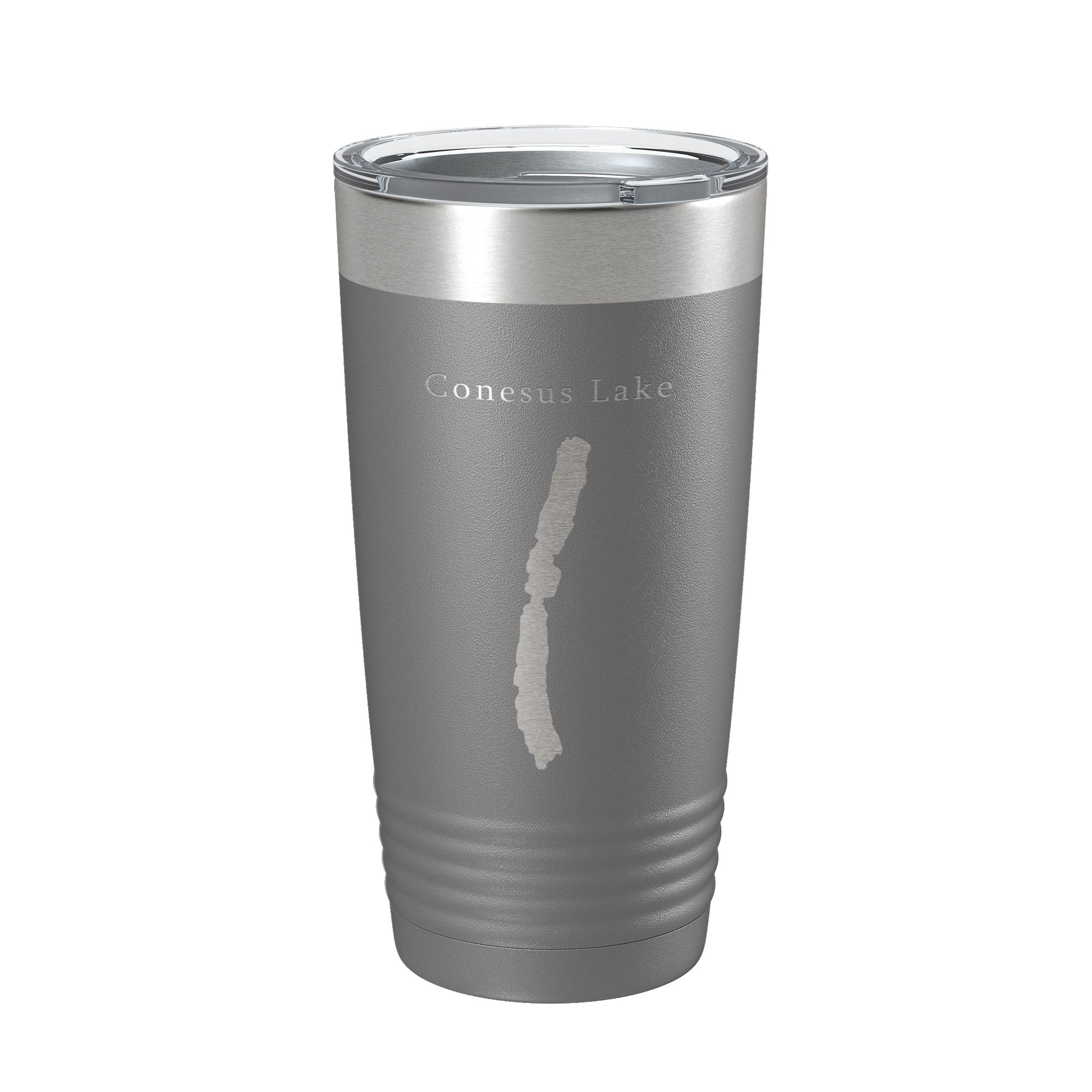 Conesus Lake Map Tumbler Travel Mug Insulated Laser Engraved Coffee Cup New York 20 oz-16