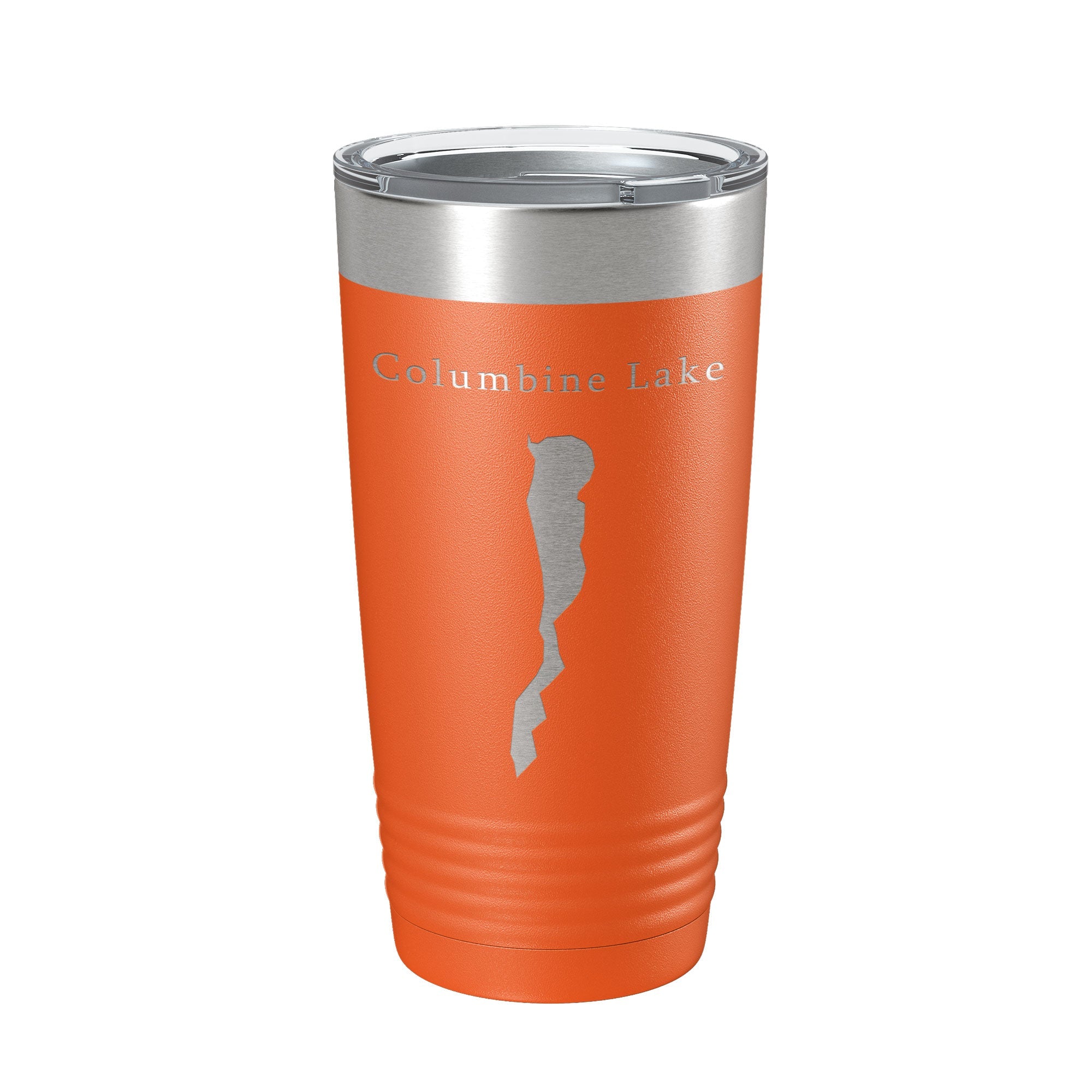 Columbine Lake Purgatory Map Tumbler Travel Mug Insulated Laser Engraved Coffee Cup Colorado 20 oz-17