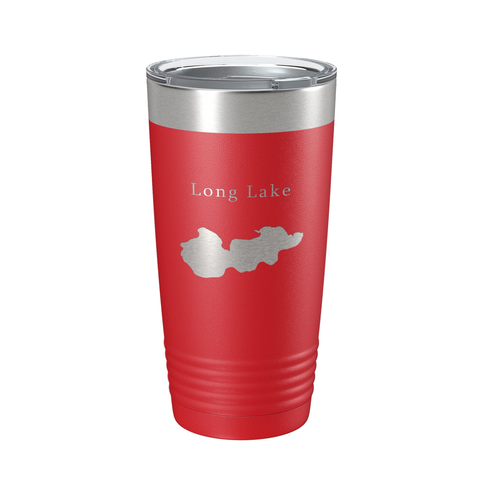 Long Lake Map Tumbler Travel Mug Insulated Laser Engraved Coffee Cup Minneapolis Minnesota 20 oz-10